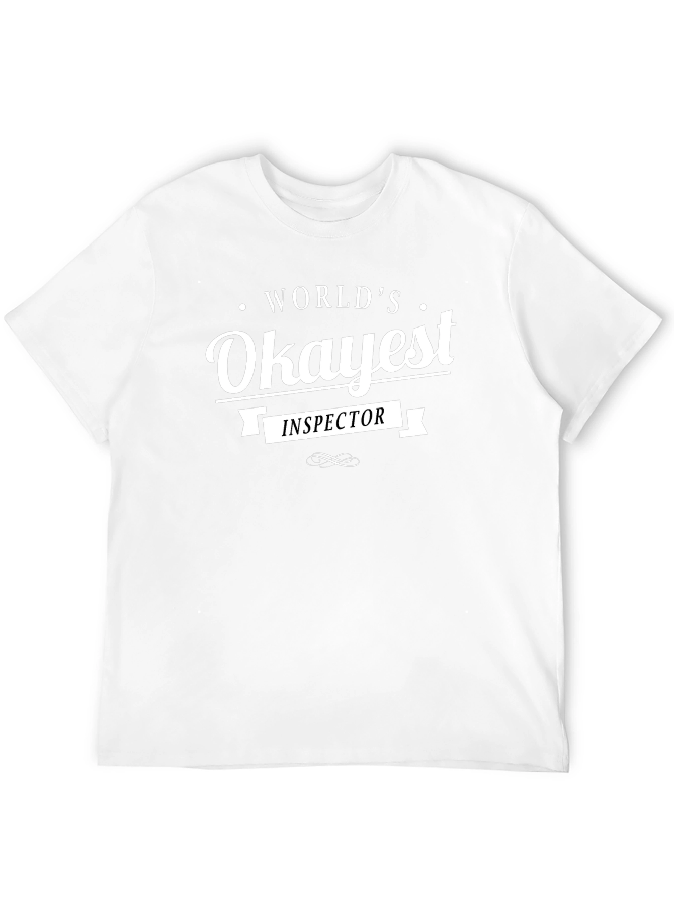 Worlds Okayest Inspector - Novelty T-Shirt
