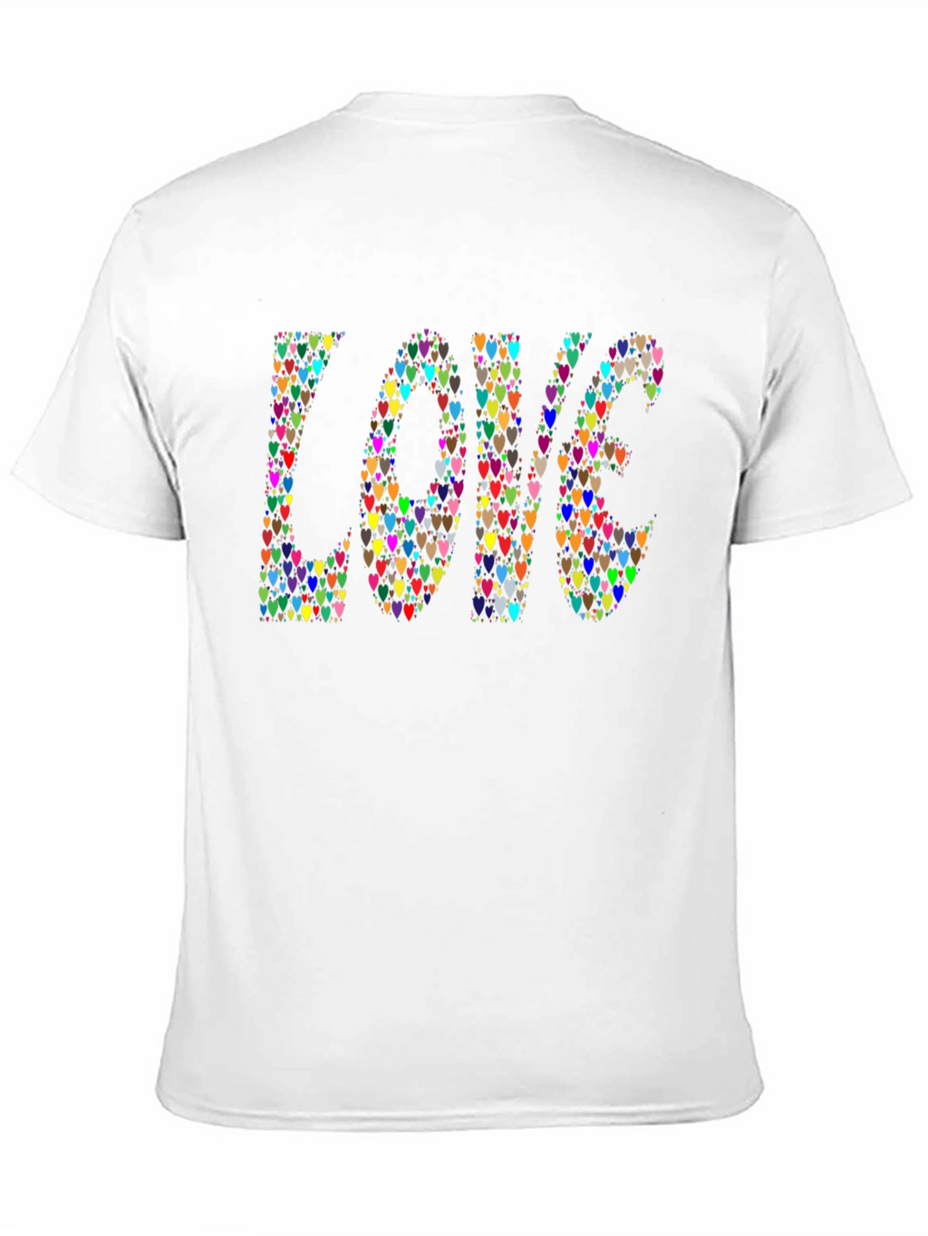 Heart LOVE Graphic Black T-Shirt