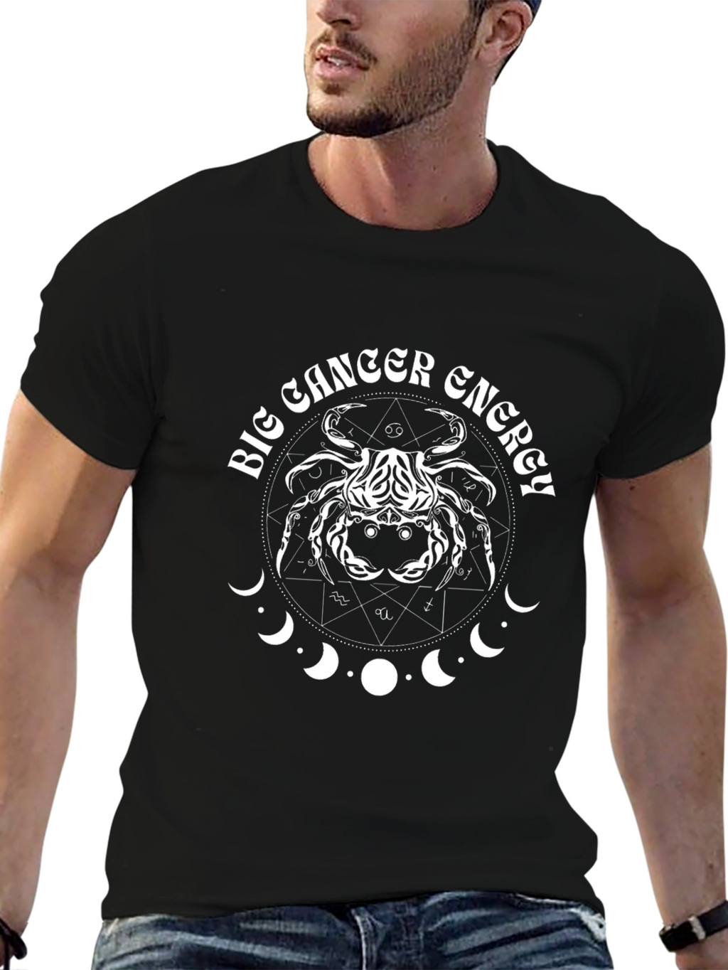 Big Cancer Energy Graphic T-Shirt
