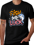 Funny Fishing T-Shirt - Fish Me Luck