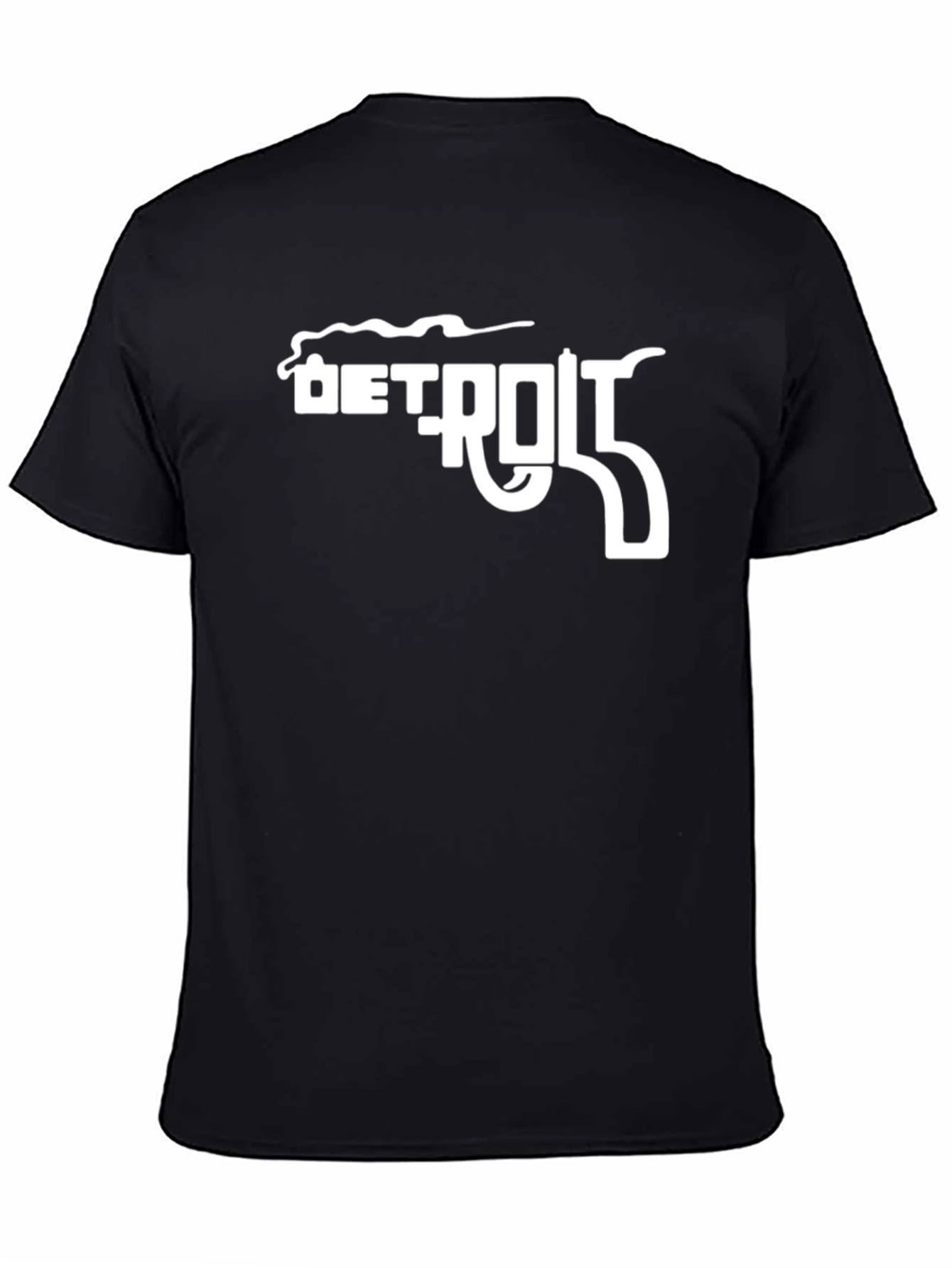 Detroit Gun T-Shirt - Black Graphic Tee