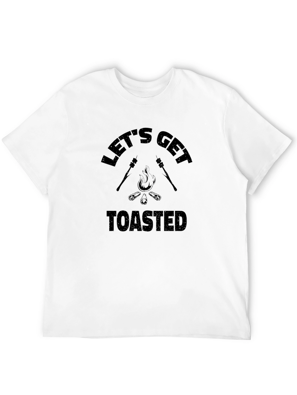 Lets Get Toasted T-Shirt Camping Bonfire Tee