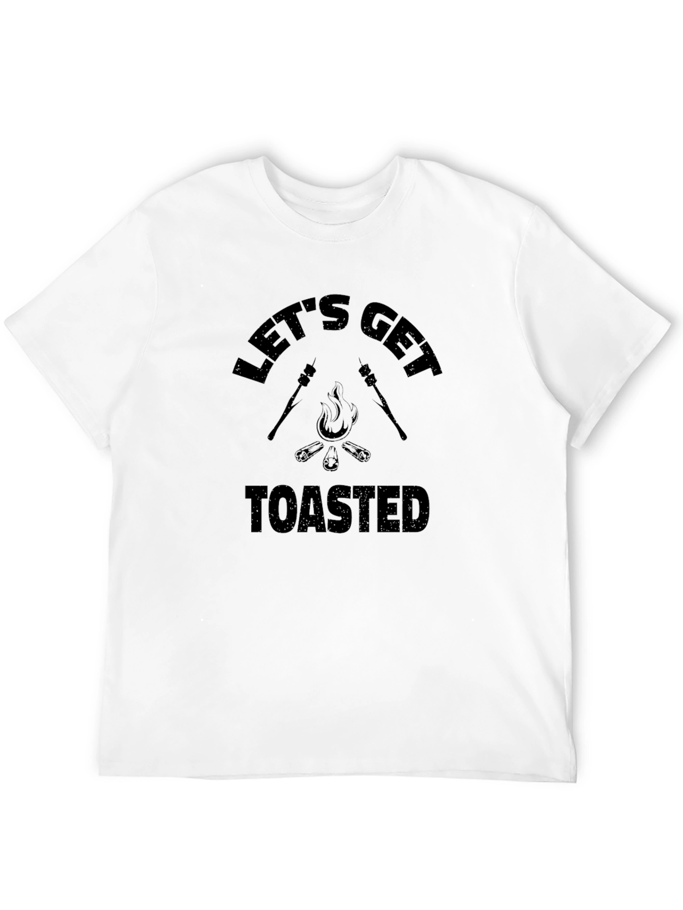 Lets Get Toasted T-Shirt Camping Bonfire Tee