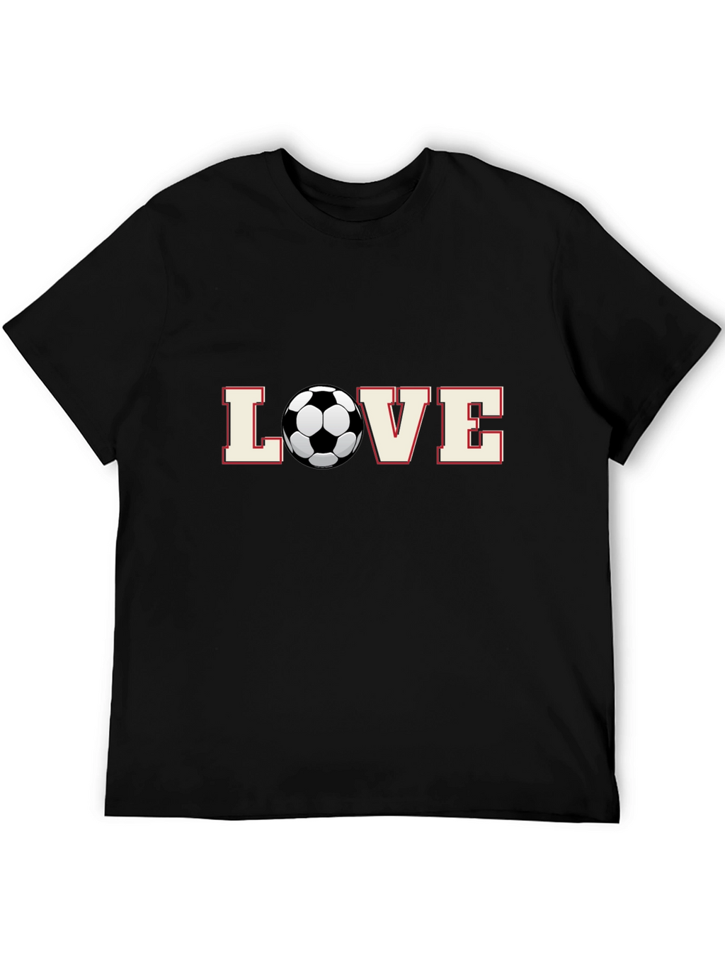Soccer Love T-Shirt - Black