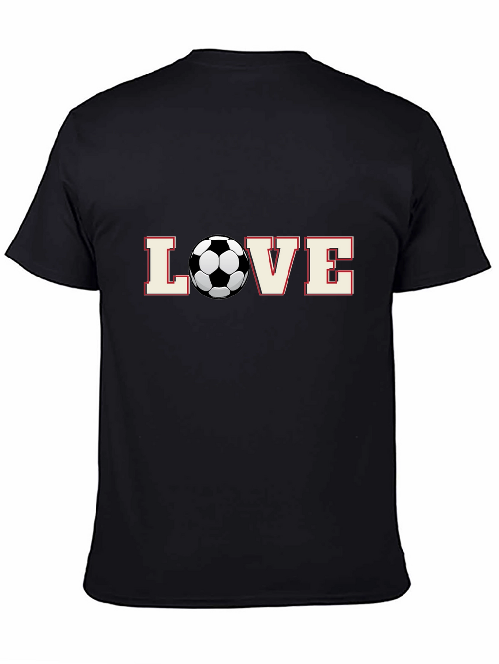 Soccer Love T-Shirt - Black
