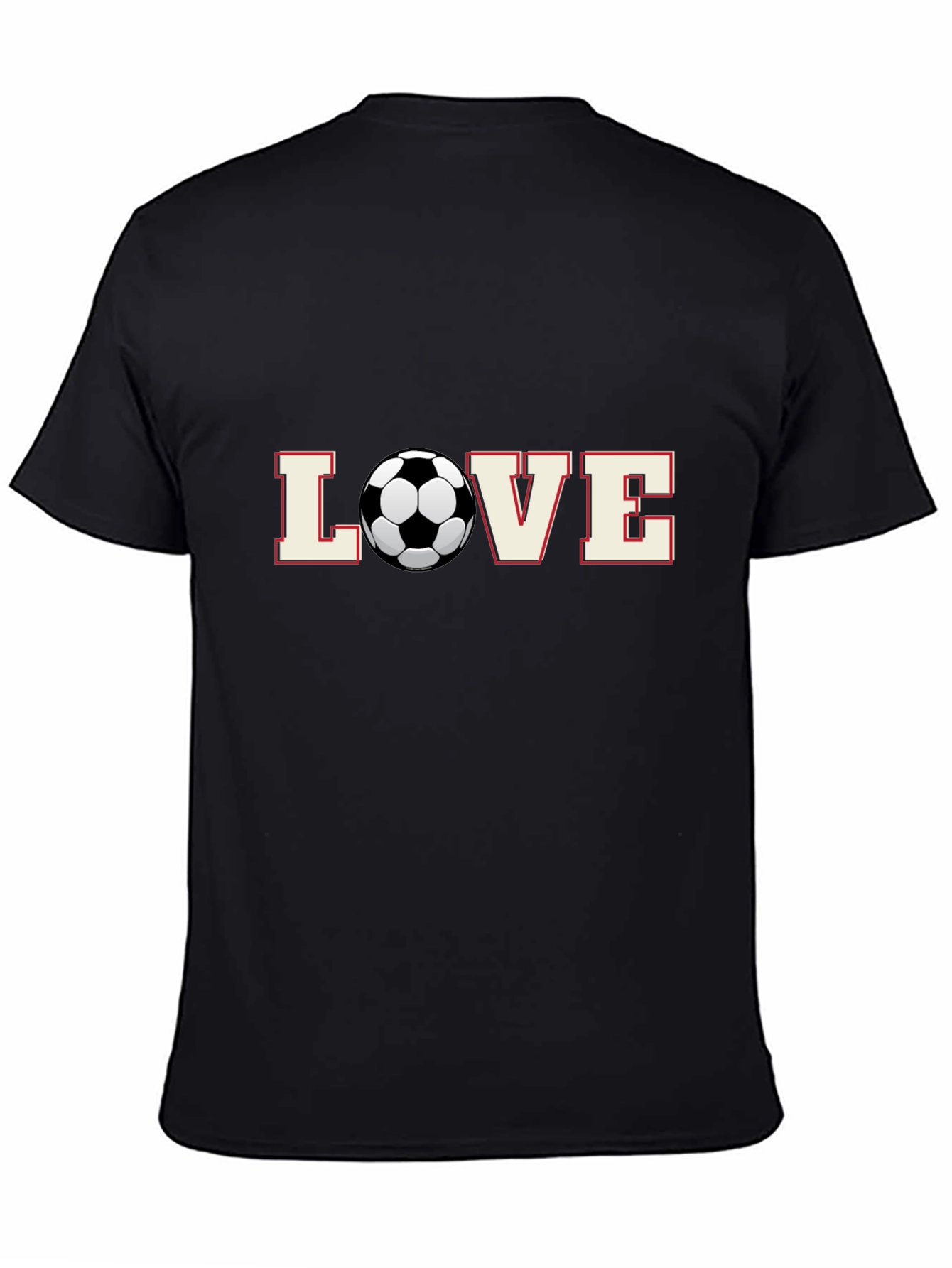 Soccer Love T-Shirt - Black