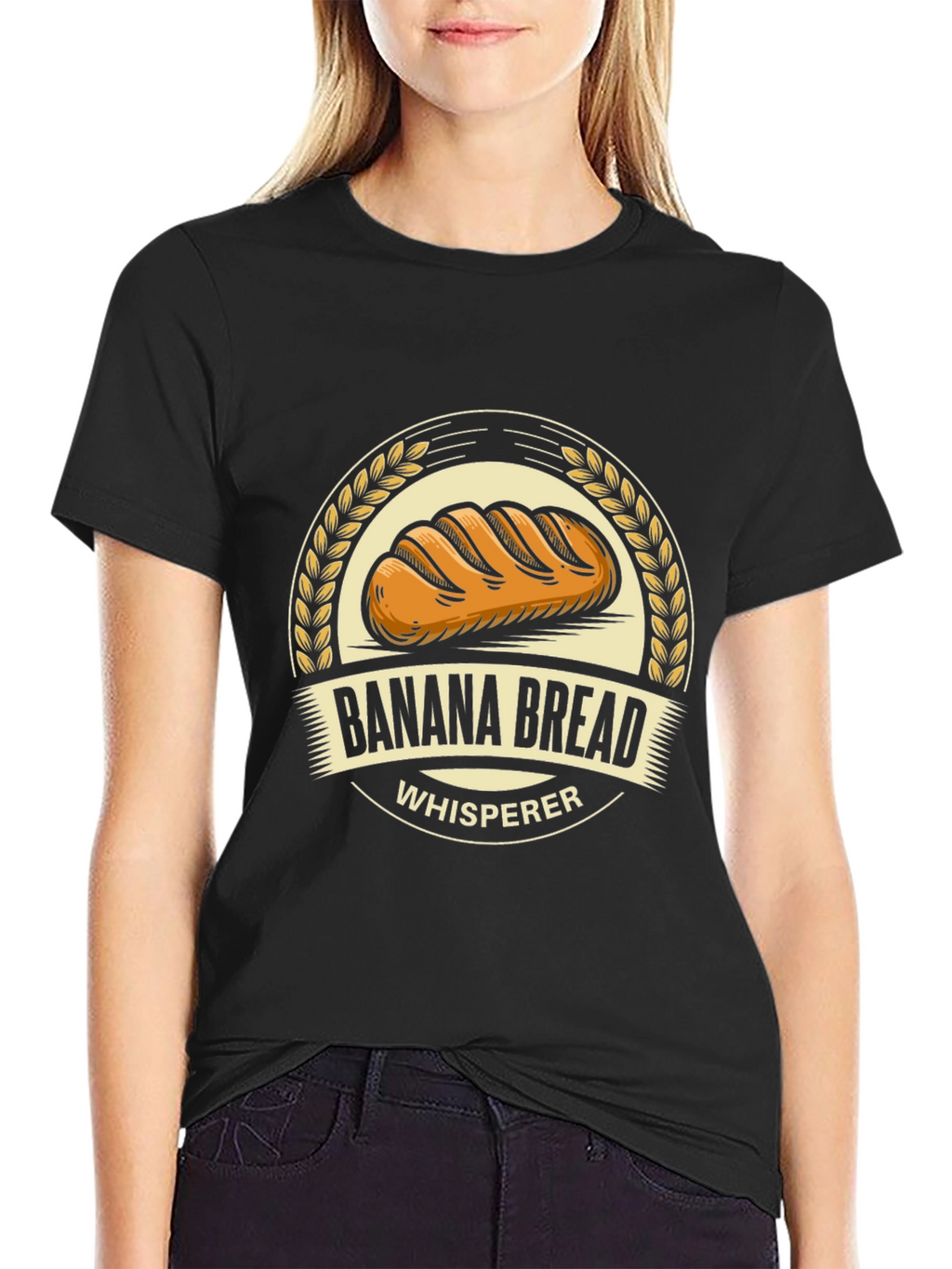 Banana Bread Whisperer Funny T-Shirt