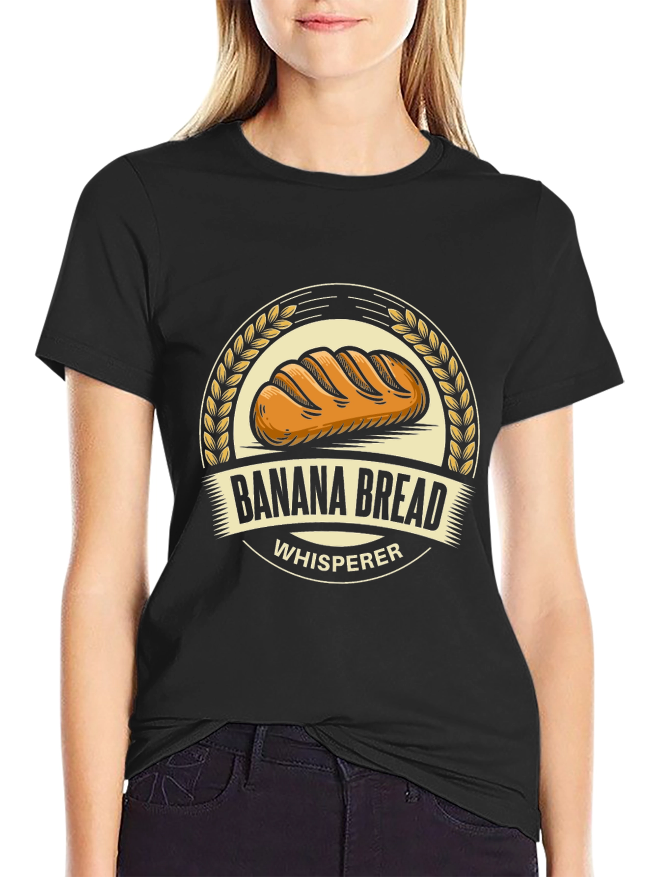 Banana Bread Whisperer Funny T-Shirt