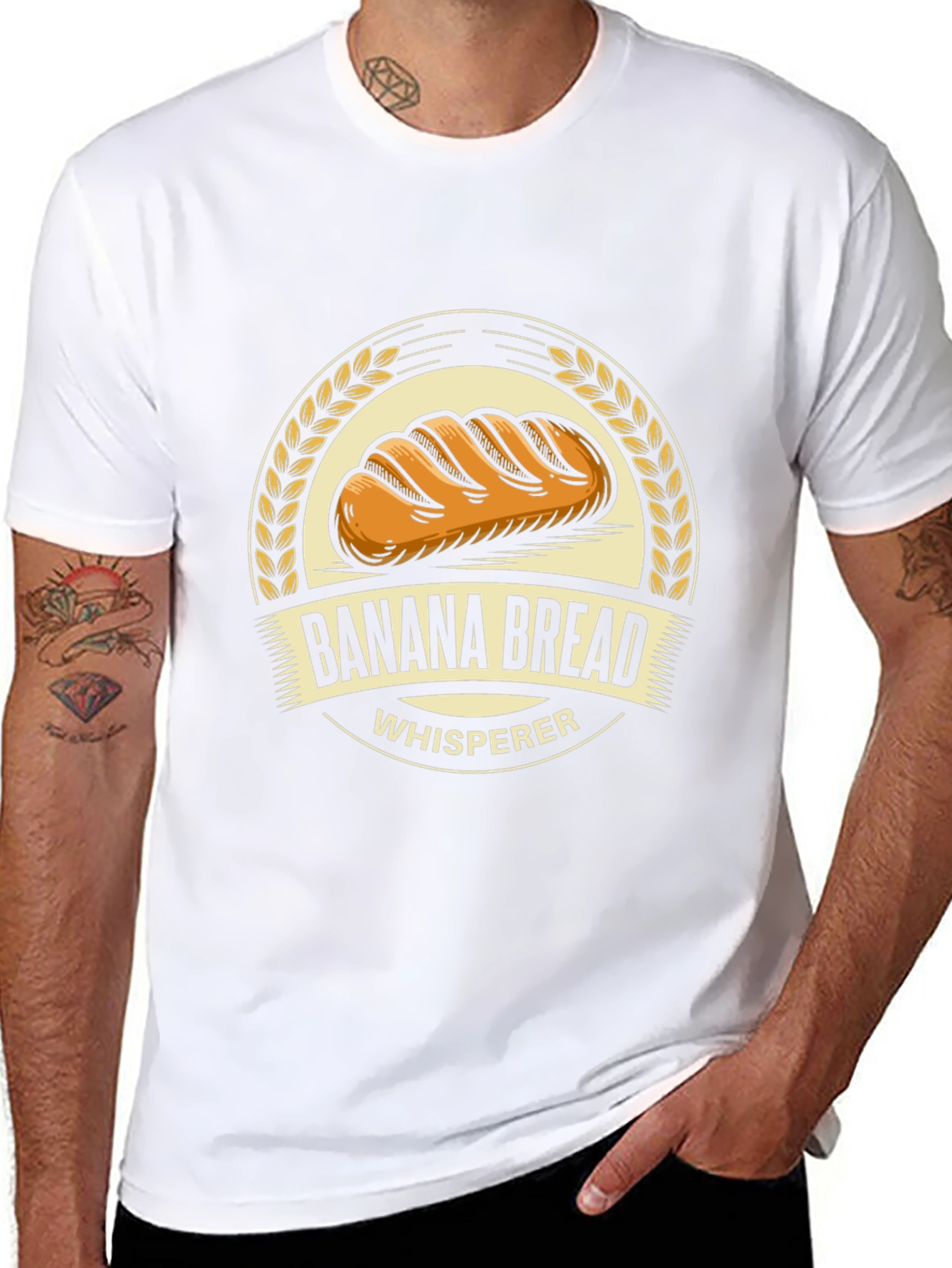 Banana Bread Whisperer Funny T-Shirt