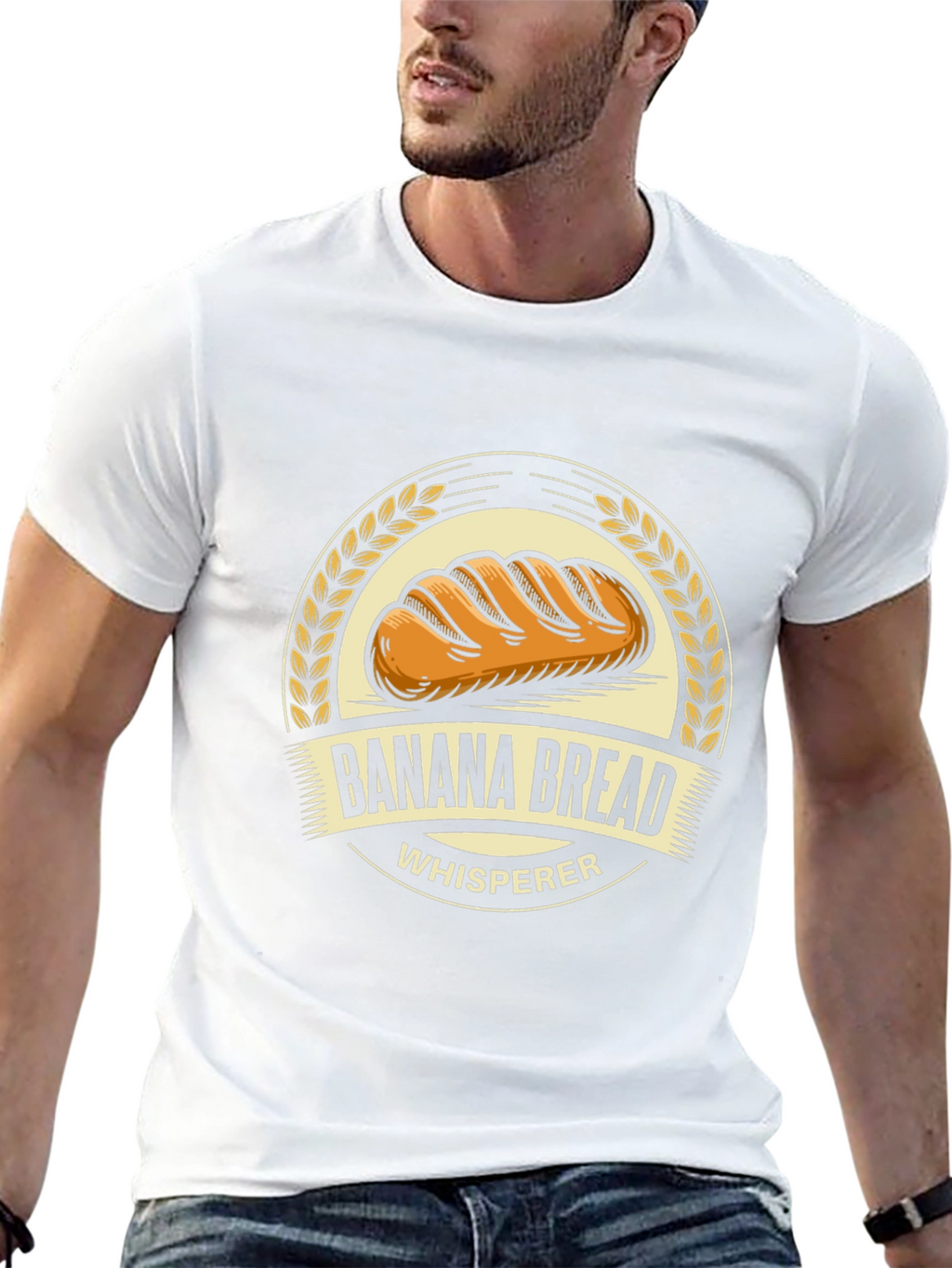 Banana Bread Whisperer Funny T-Shirt