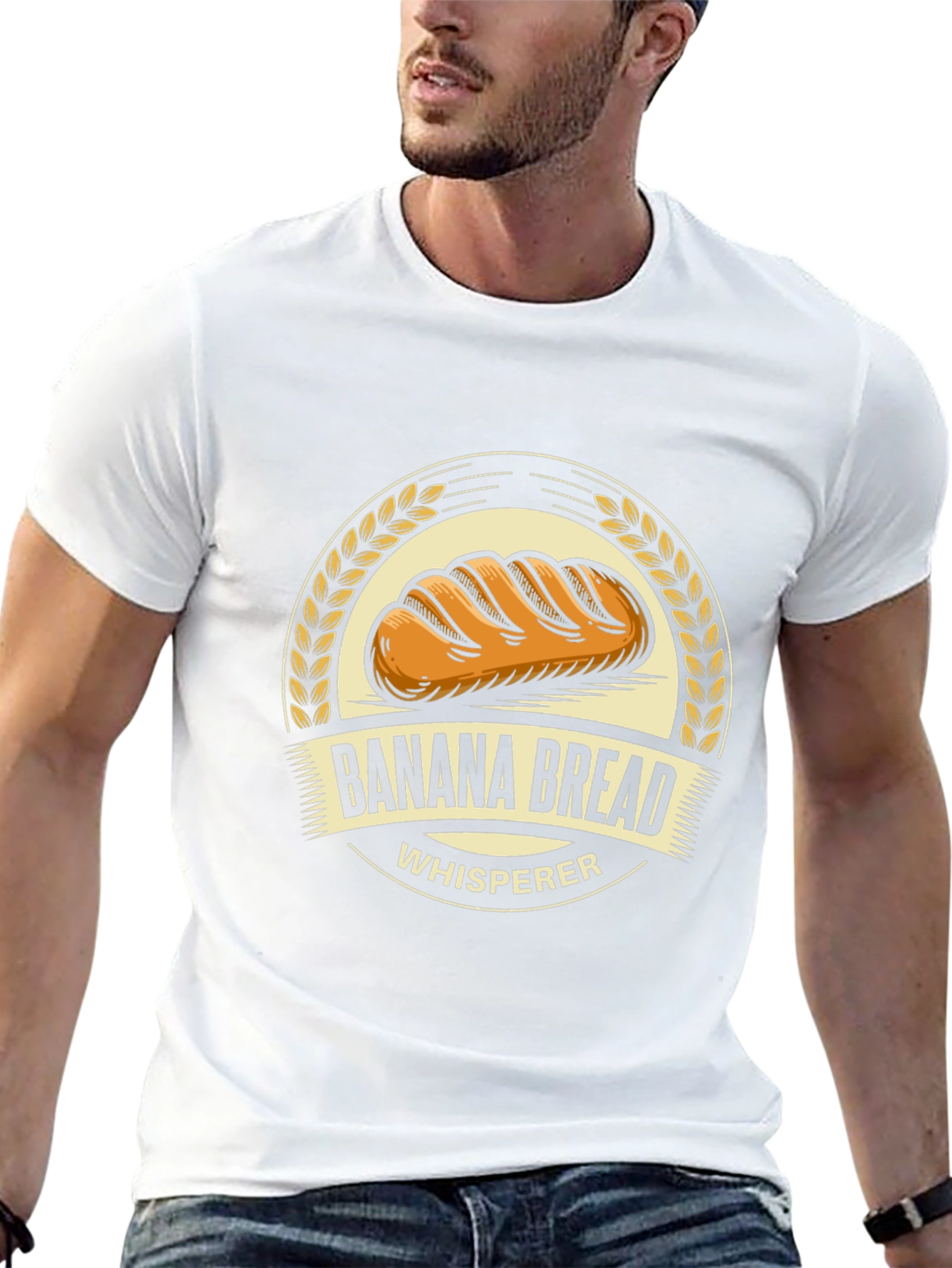 Banana Bread Whisperer Funny T-Shirt