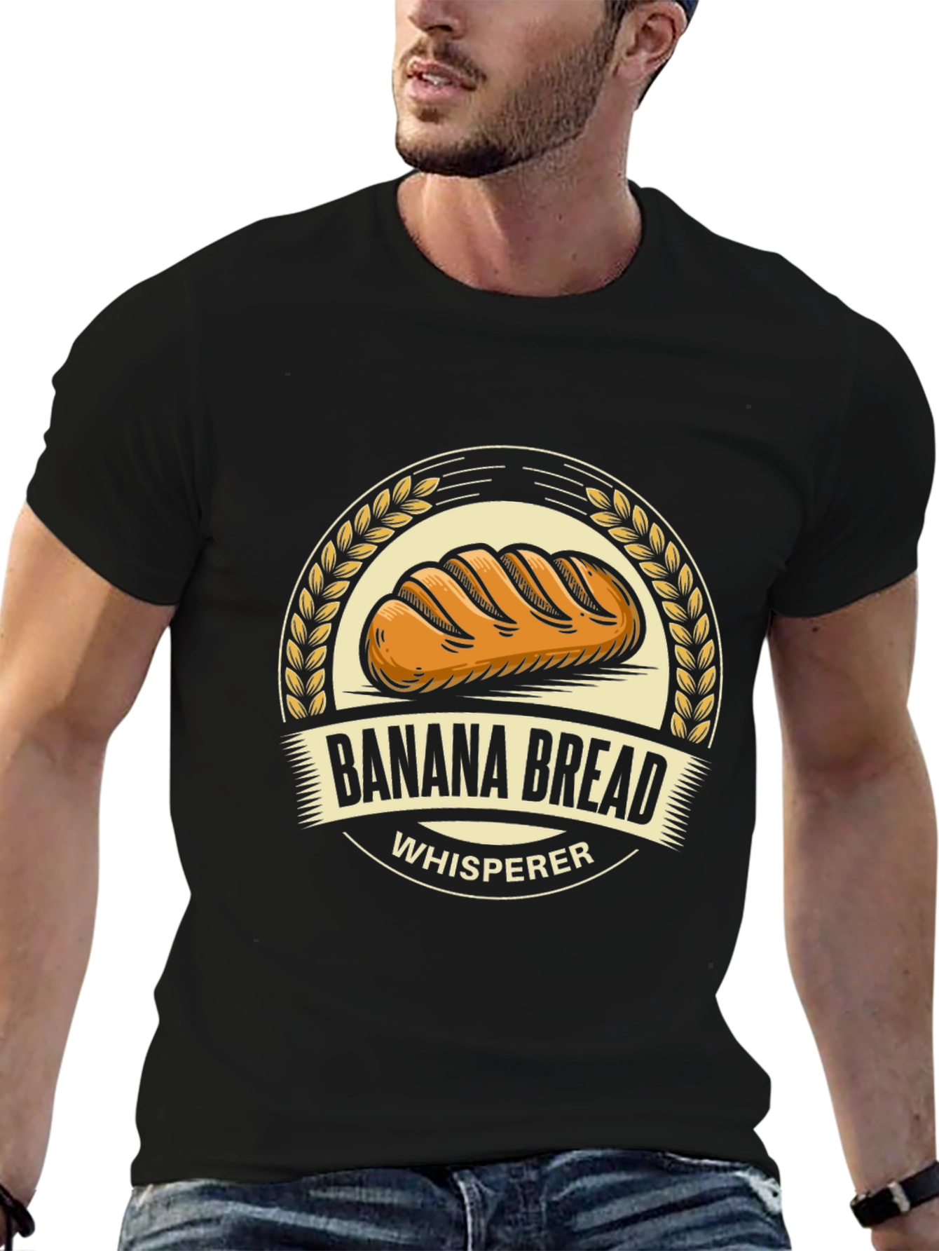 Banana Bread Whisperer Funny T-Shirt