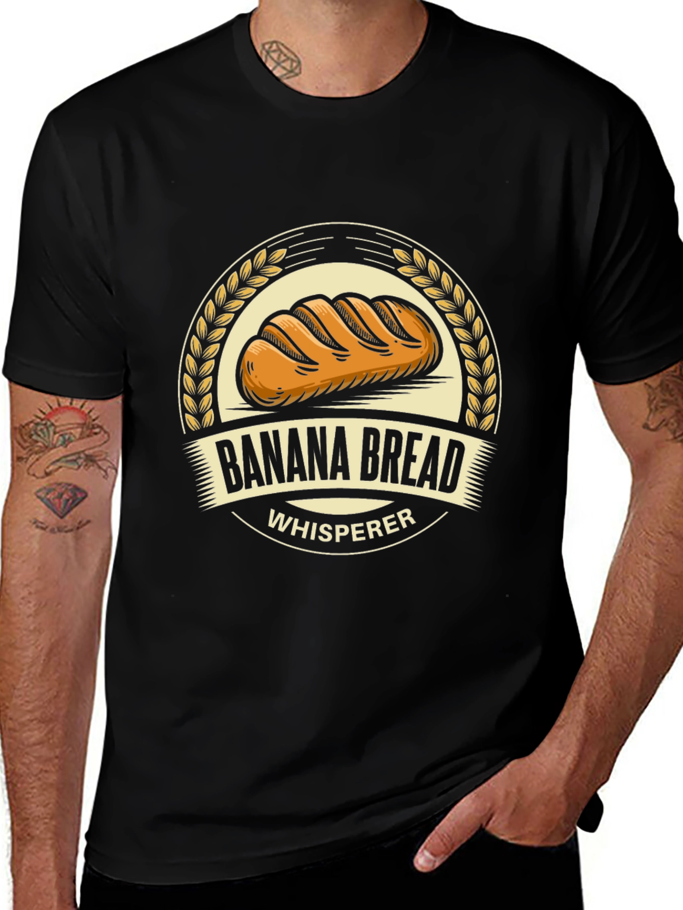 Banana Bread Whisperer Funny T-Shirt