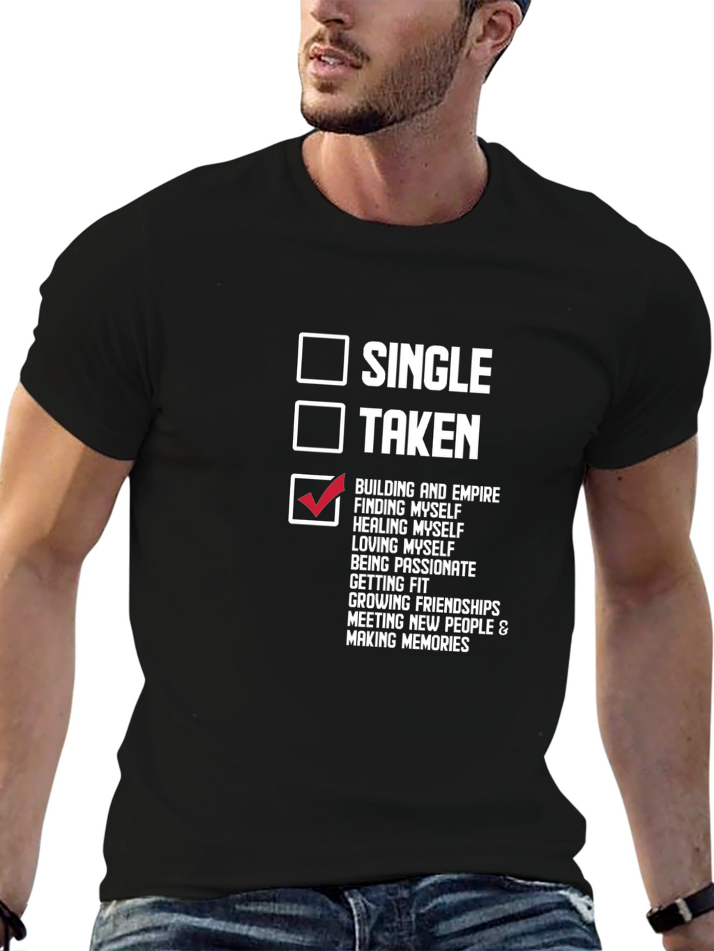 Single Taken Building Empire Graphic T-Shirt
