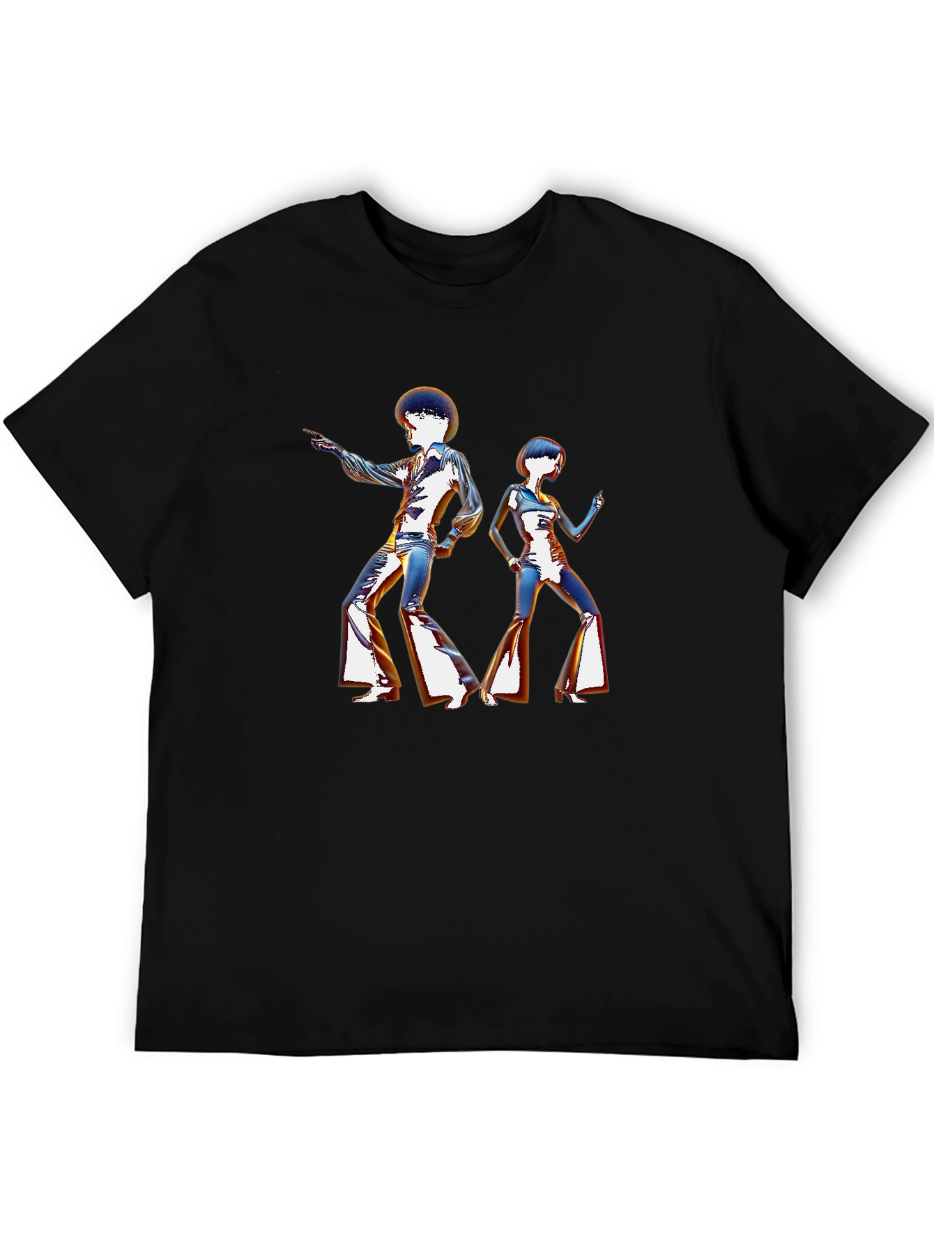 Retro Disco Dancers Graphic Tee