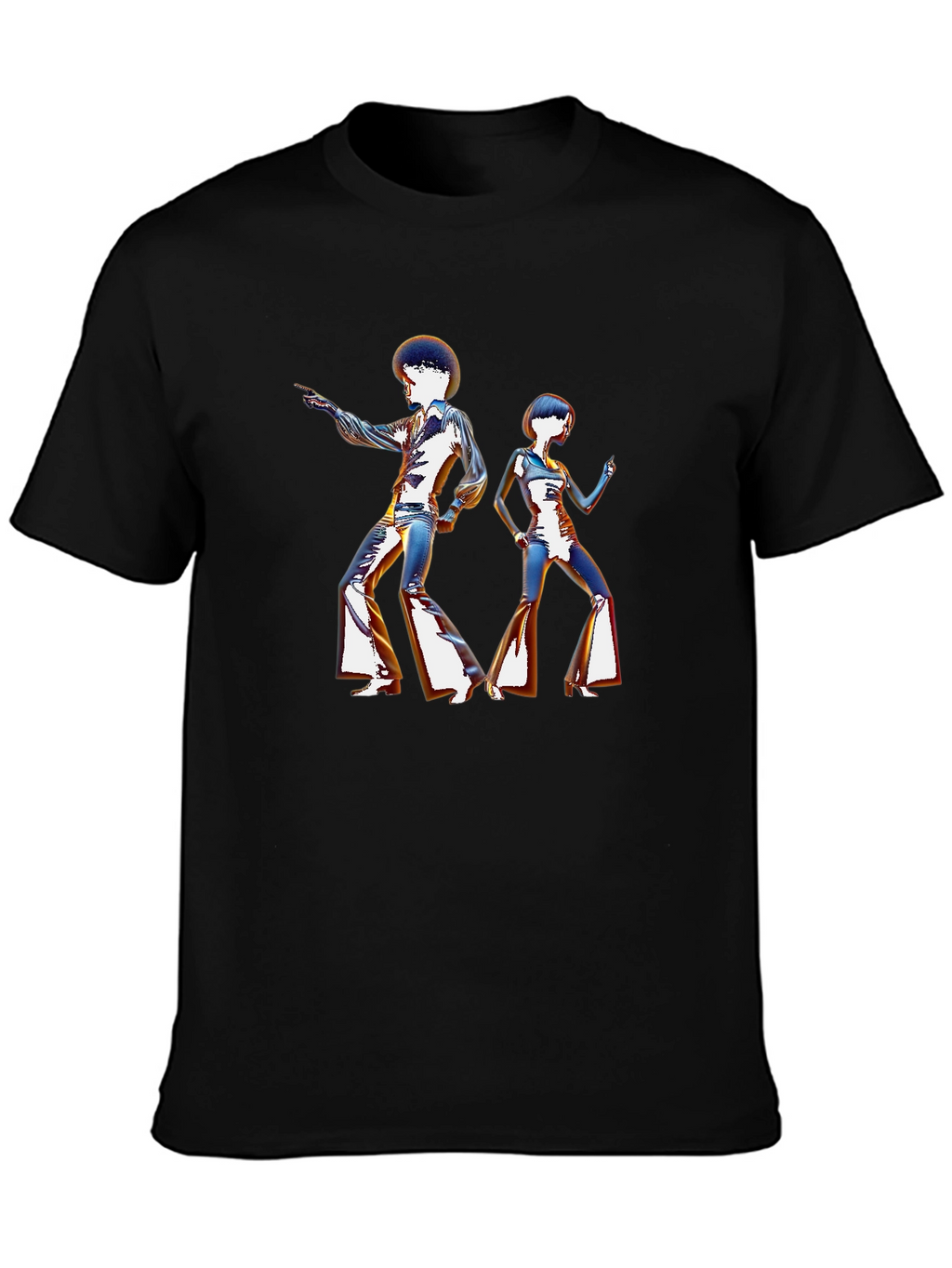 Retro Disco Dancers Graphic Tee