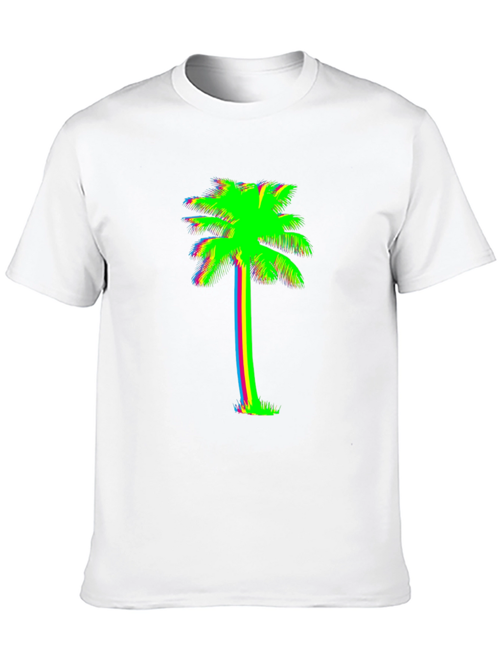 Neon Palm Tree Graphic Tee
