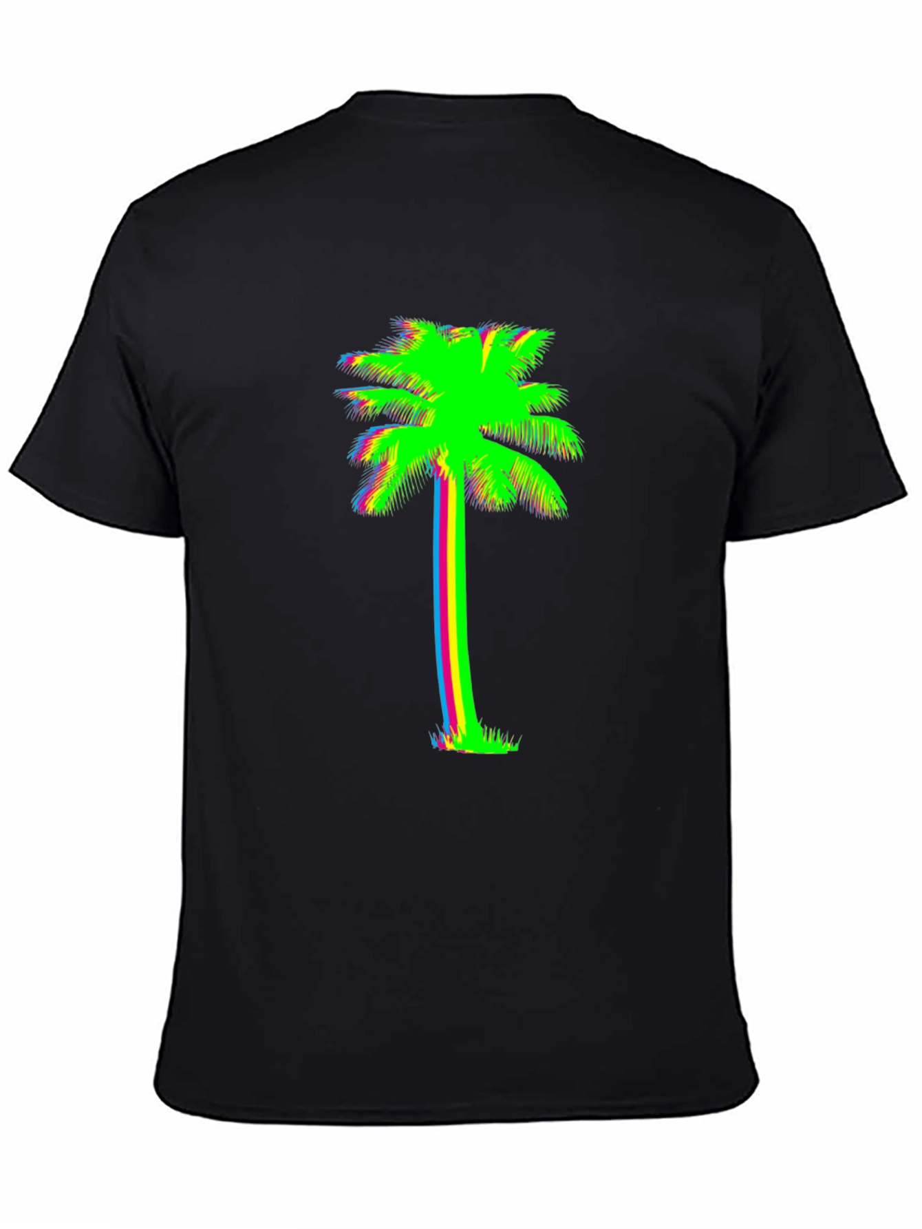 Neon Palm Tree Graphic Tee