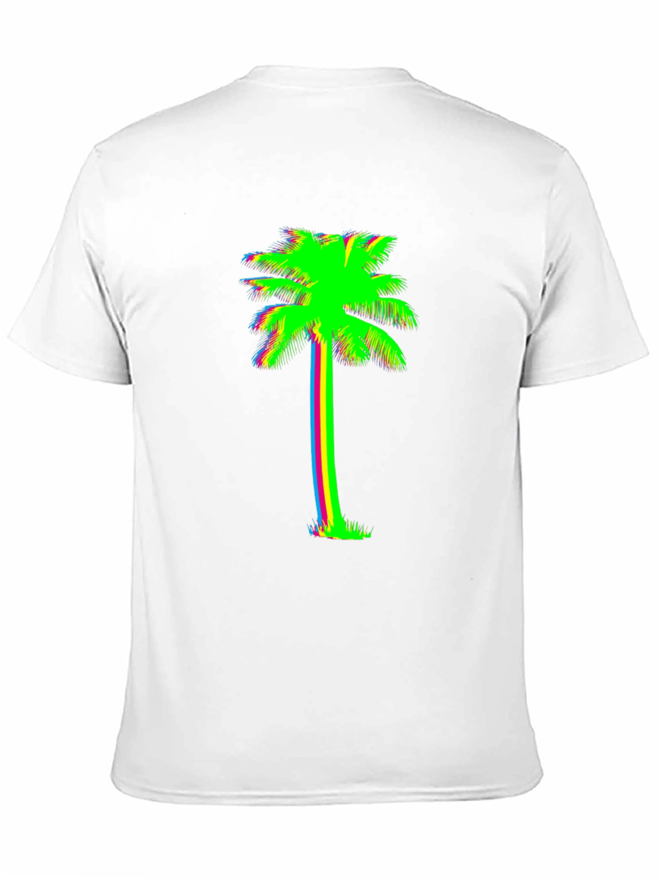 Neon Palm Tree Graphic Tee