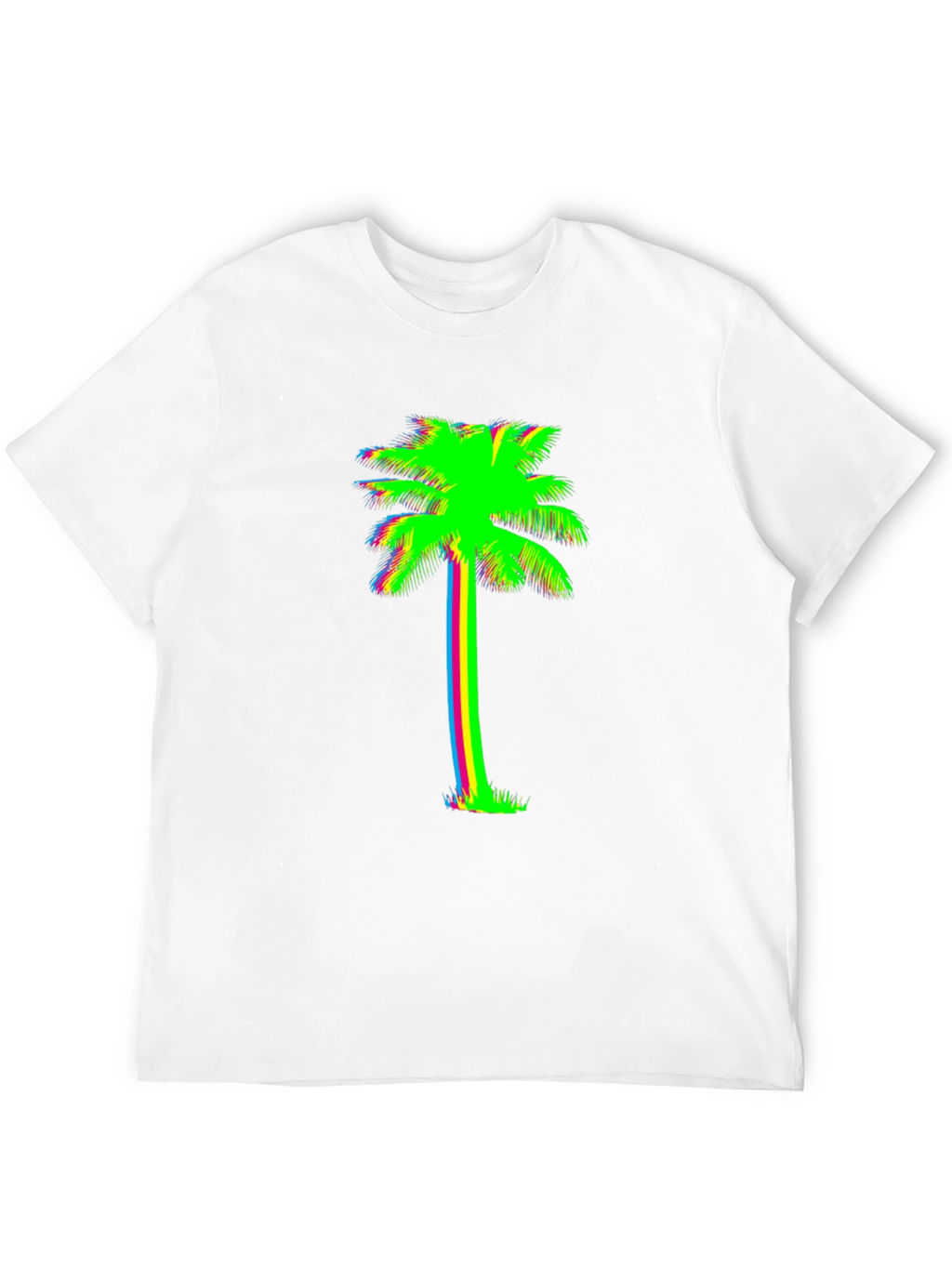 Neon Palm Tree Graphic Tee
