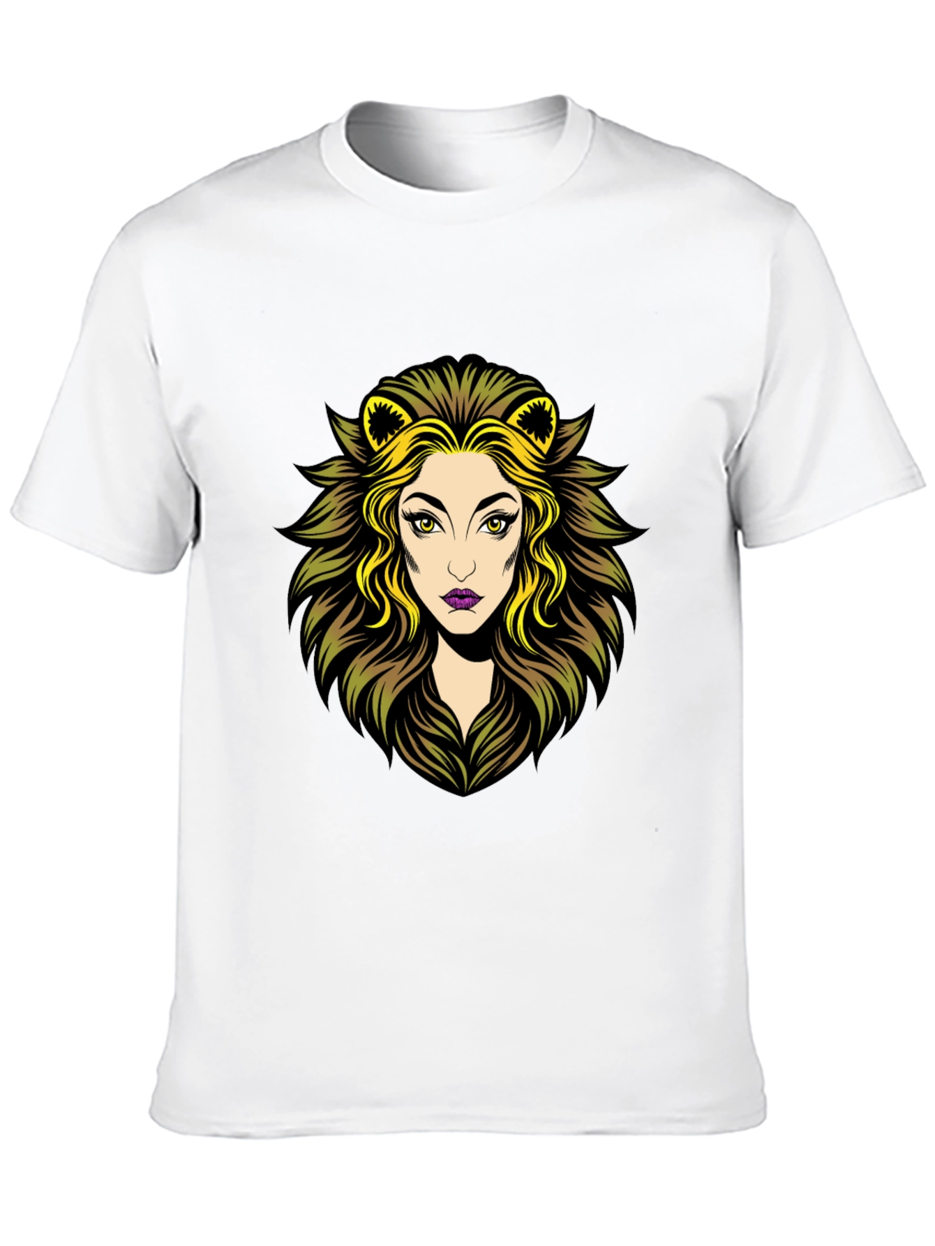 Lioness Graphic Tee - Black Cotton T-Shirt