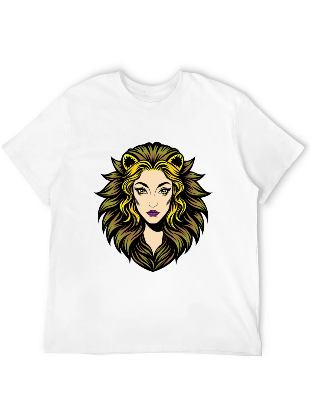 Lioness Graphic Tee - Black Cotton T-Shirt