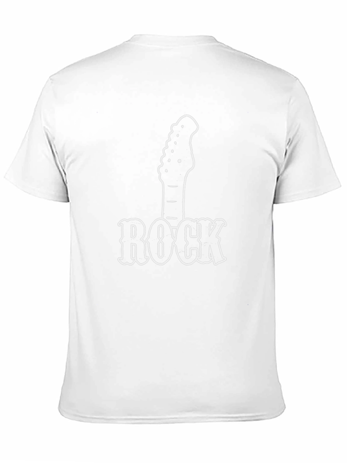 Rock Music T-Shirt - Guitar Graphic Black Tee