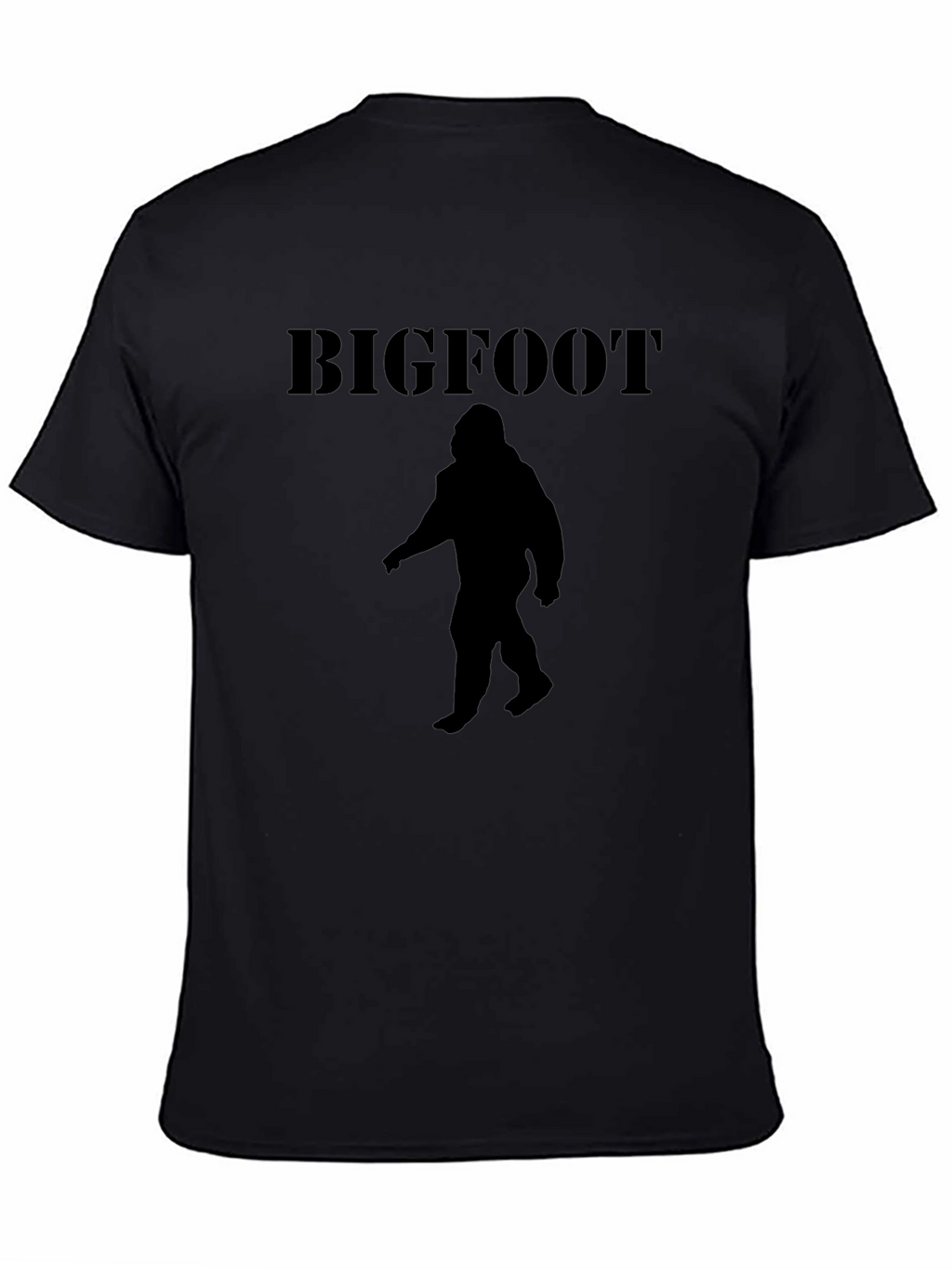 Bigfoot Silhouette Graphic Tee - Black