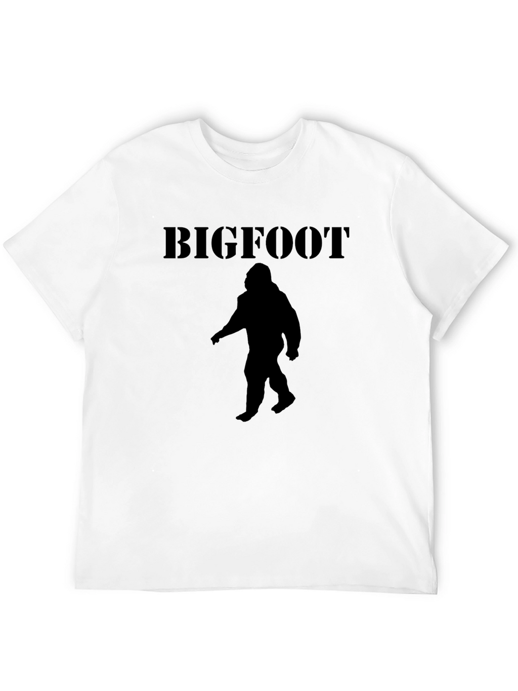 Bigfoot Silhouette Graphic Tee - Black