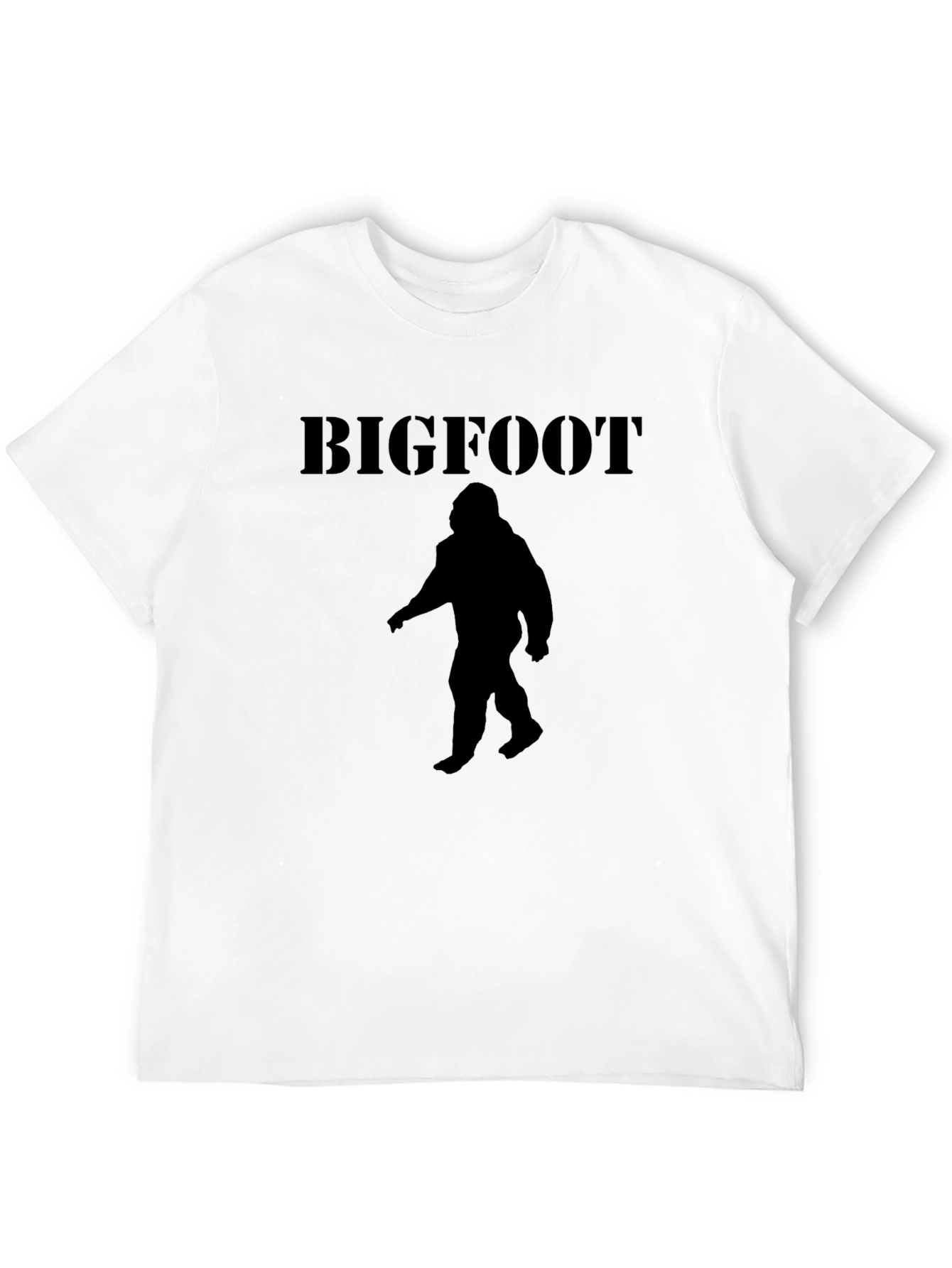 Bigfoot Silhouette Graphic Tee - Black