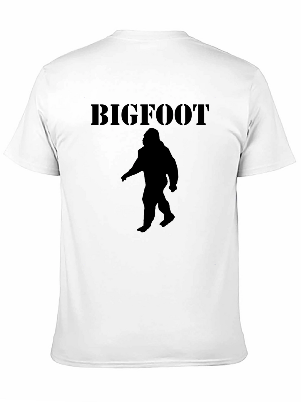 Bigfoot Silhouette Graphic Tee - Black