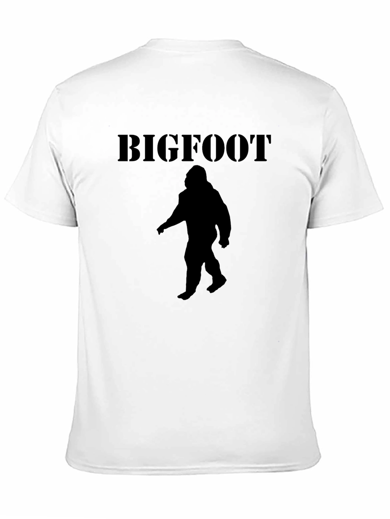 Bigfoot Silhouette Graphic Tee - Black