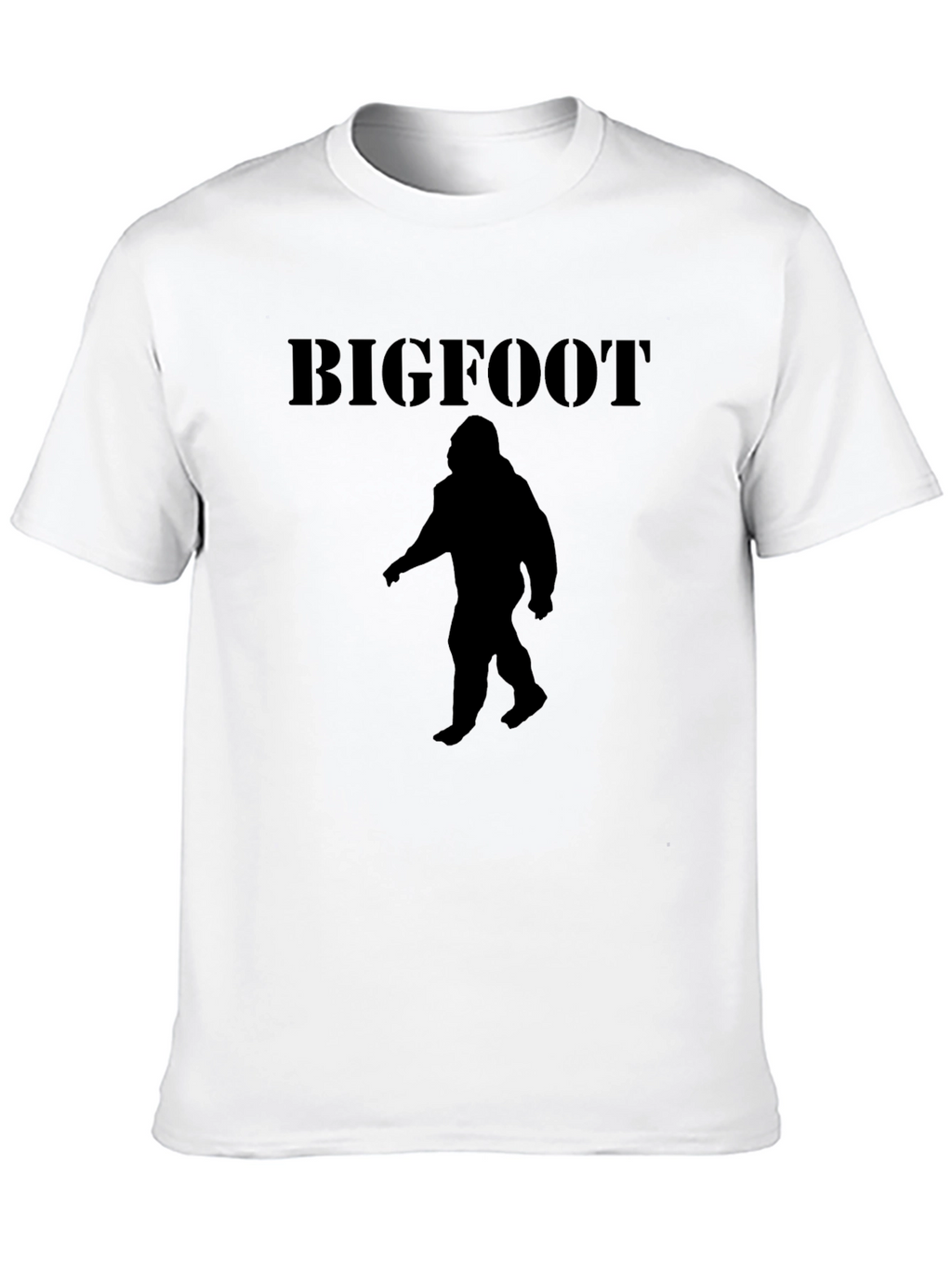 Bigfoot Silhouette Graphic Tee - Black