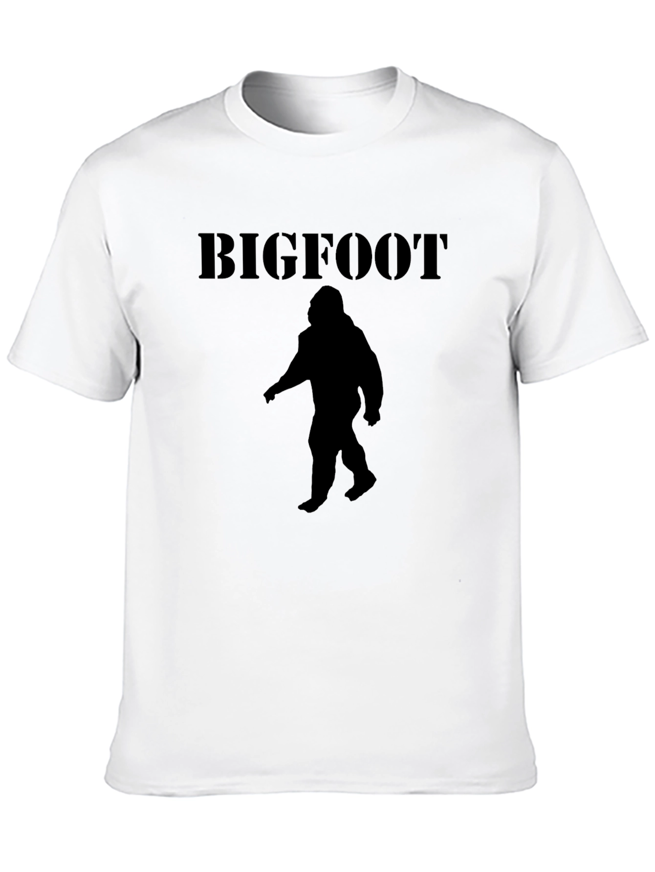 Bigfoot Silhouette Graphic Tee - Black