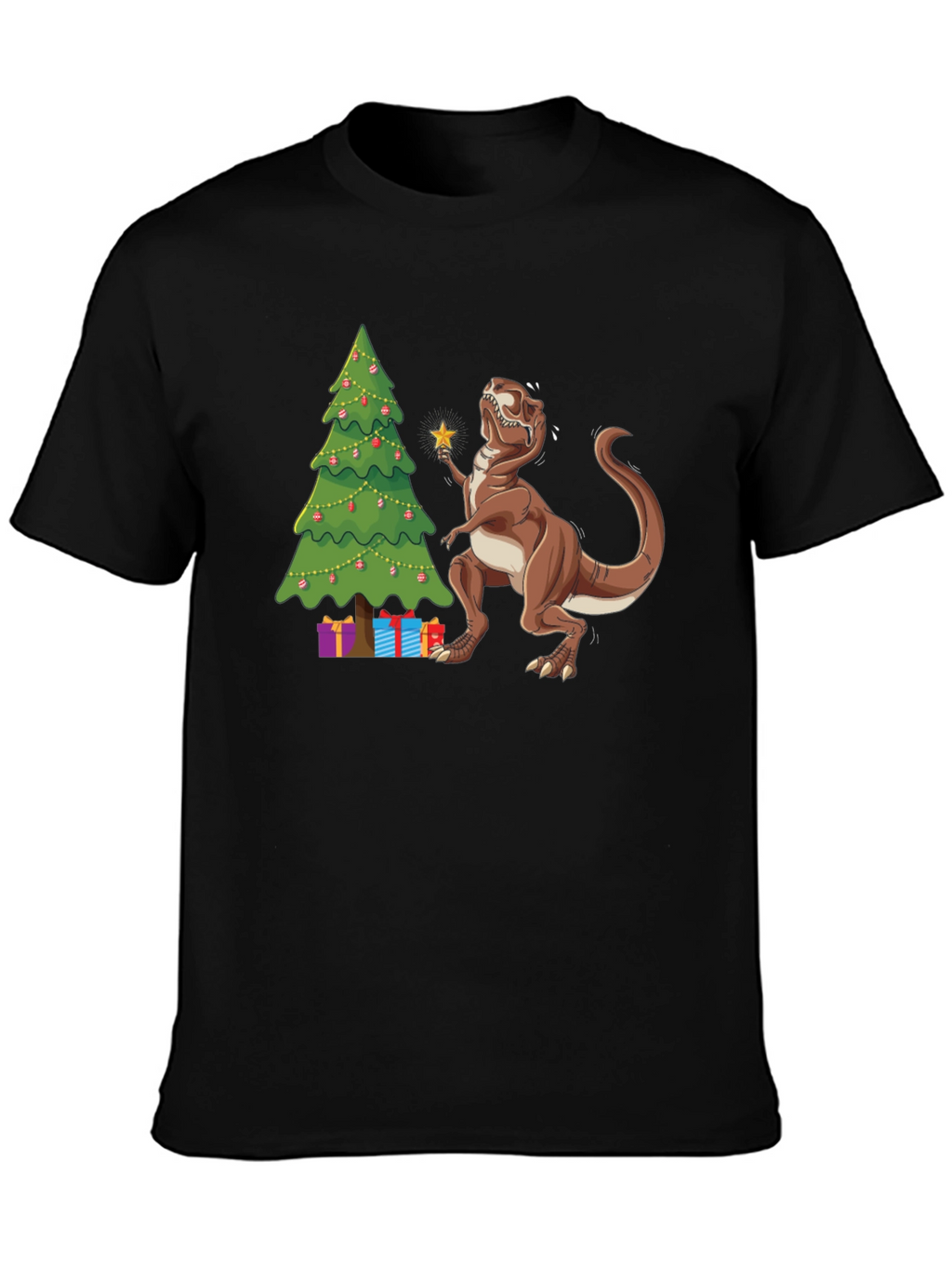 Festive Dino T-Shirt - Christmas Tree Rex!