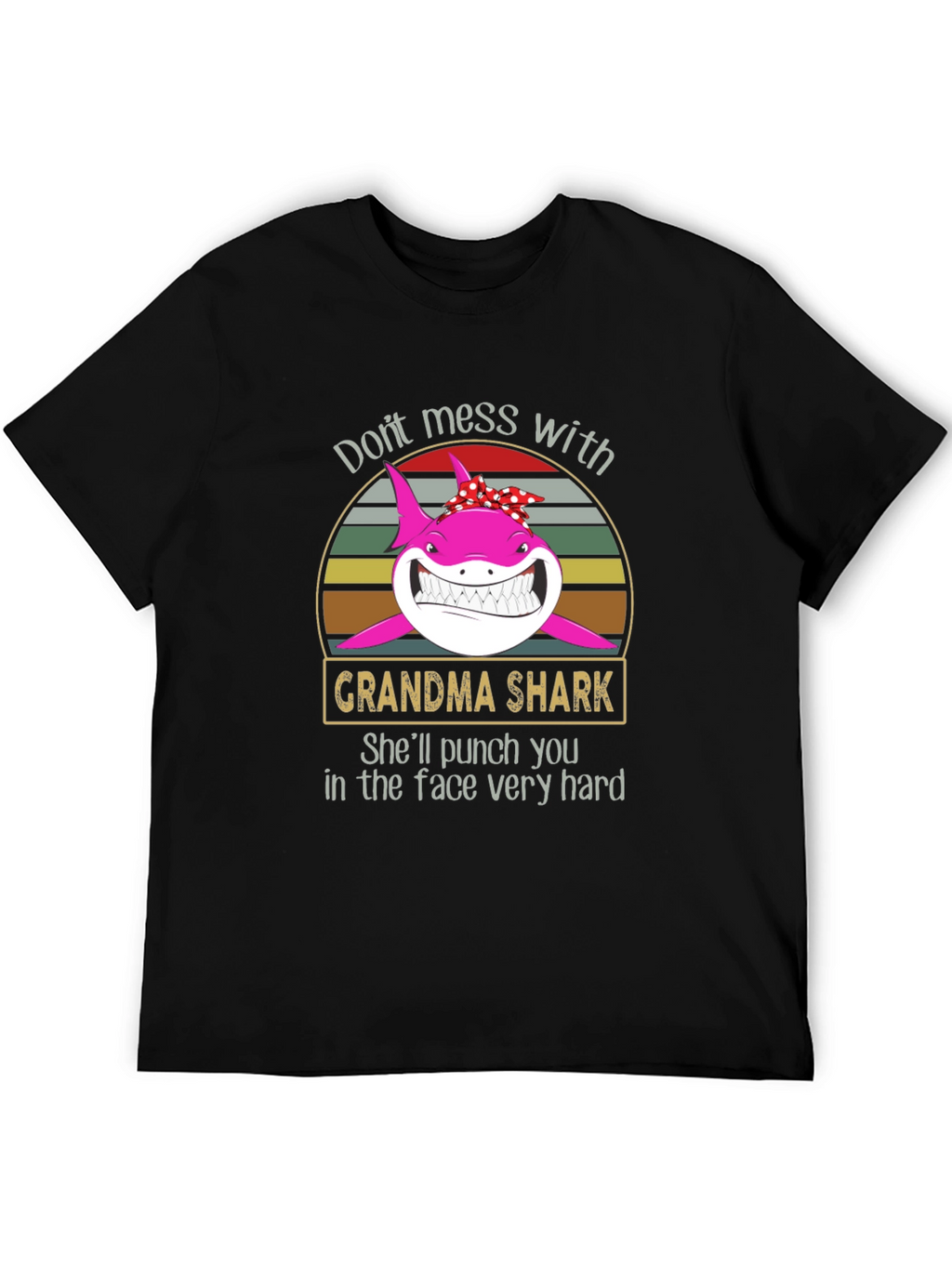 Grandma Shark Graphic T-Shirt