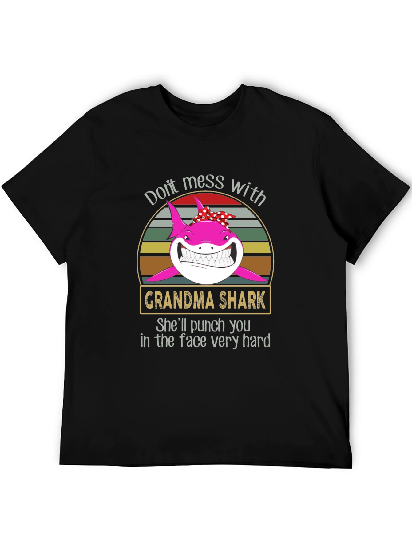 Grandma Shark Graphic T-Shirt