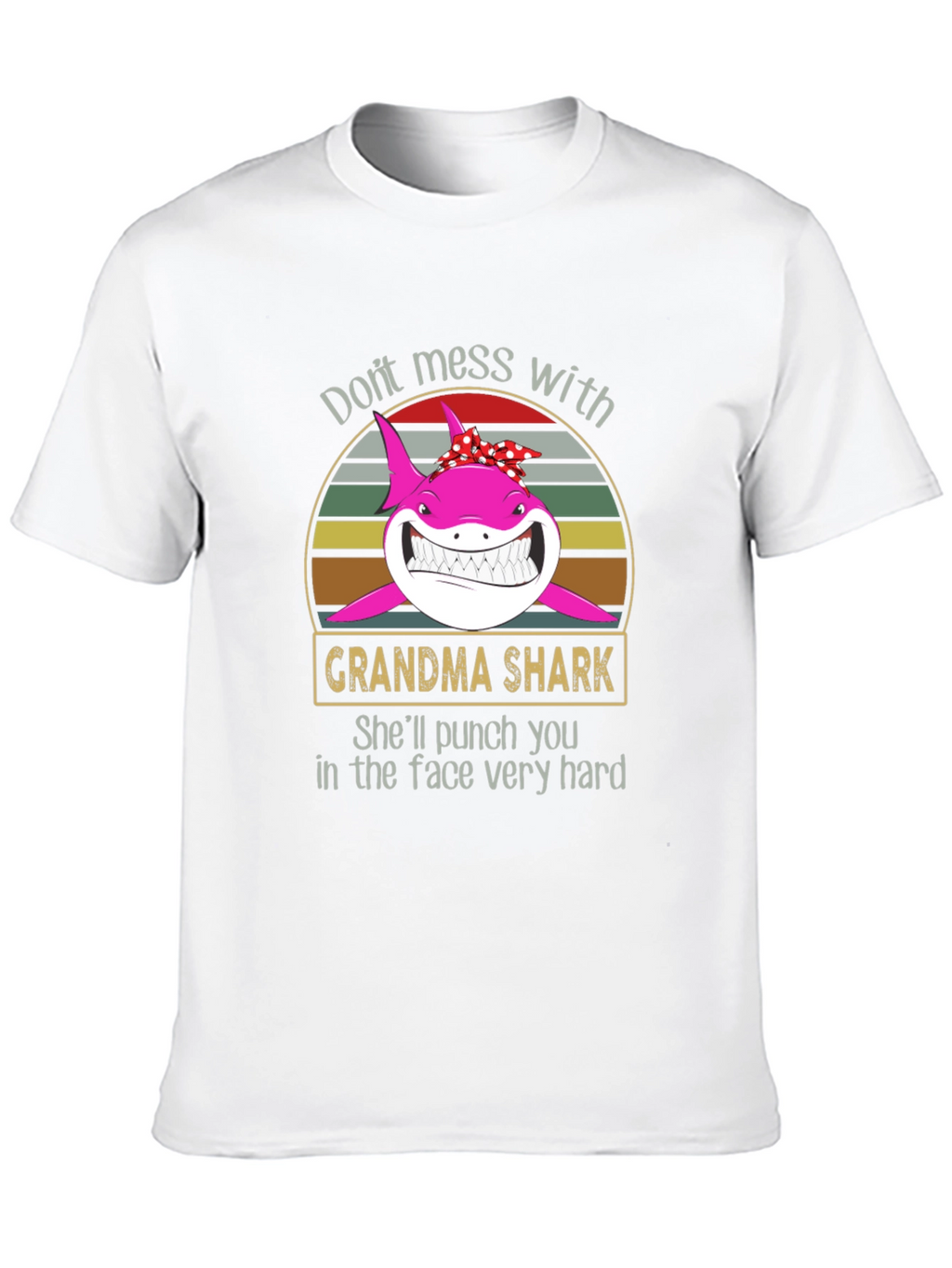 Grandma Shark Graphic T-Shirt