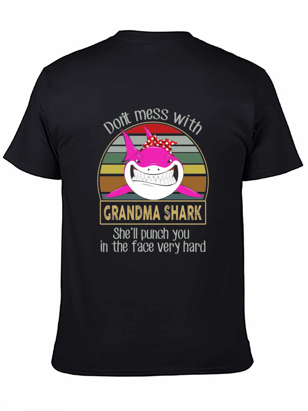 Grandma Shark Graphic T-Shirt