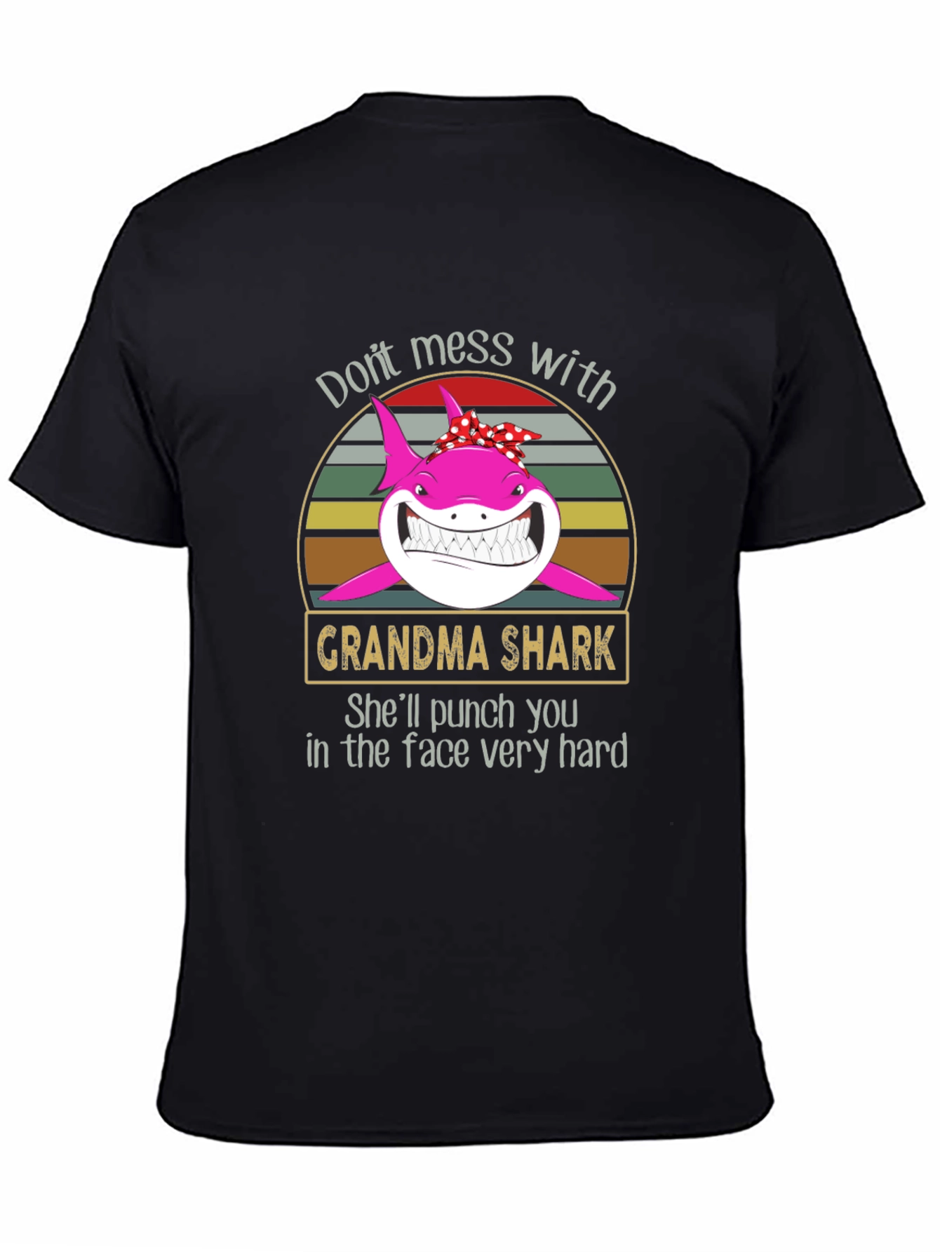 Grandma Shark Graphic T-Shirt