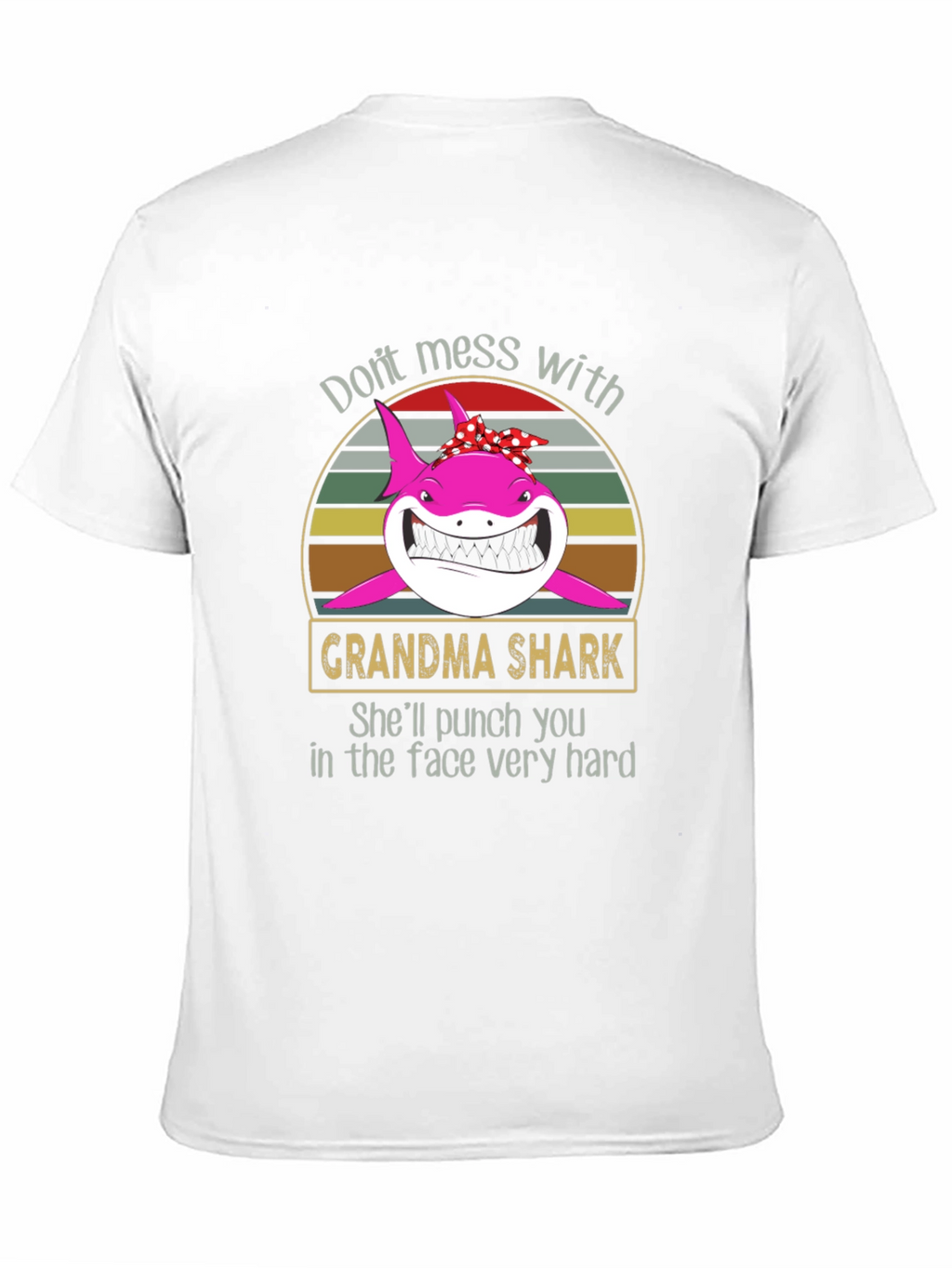 Grandma Shark Graphic T-Shirt