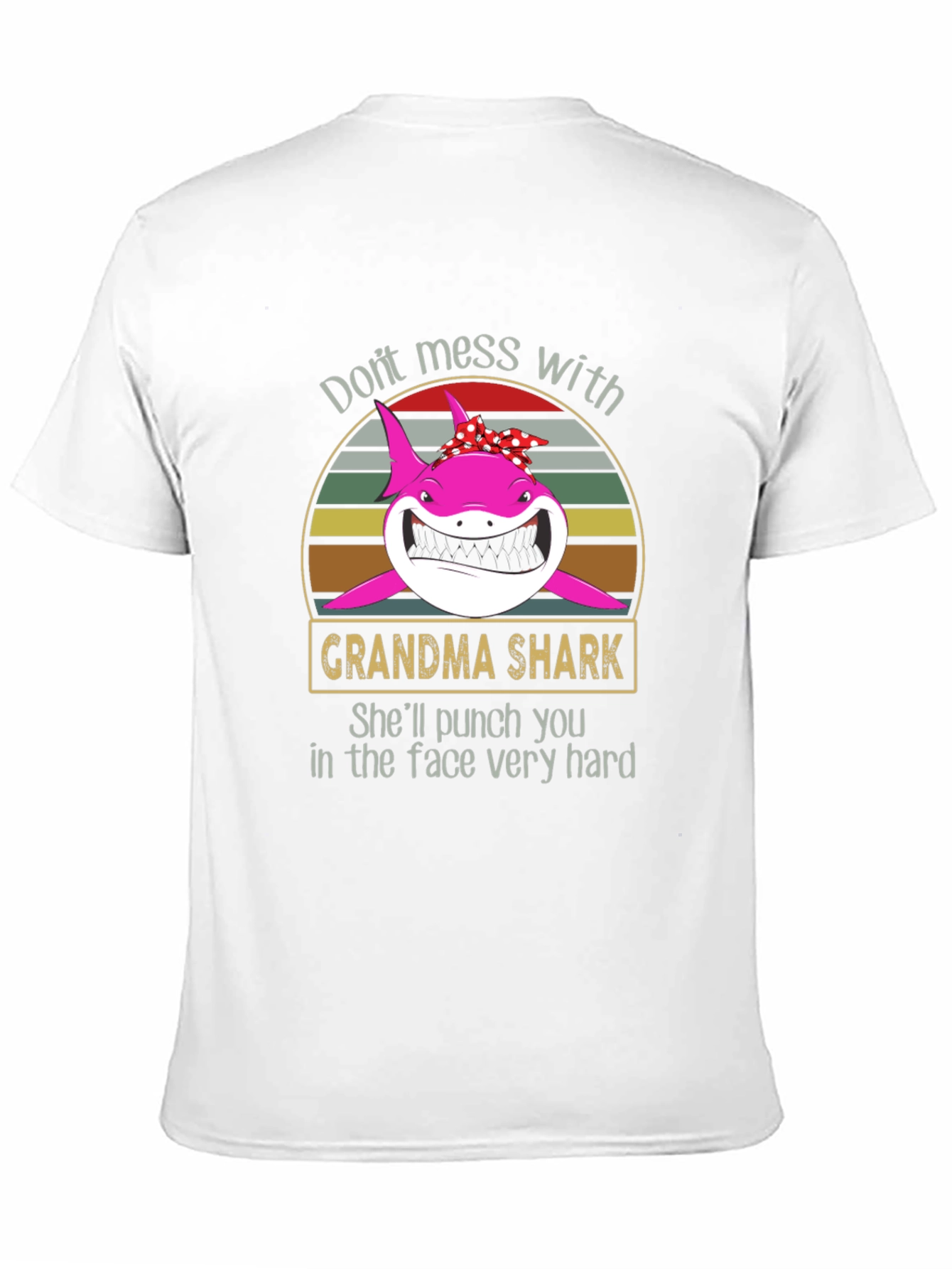 Grandma Shark Graphic T-Shirt