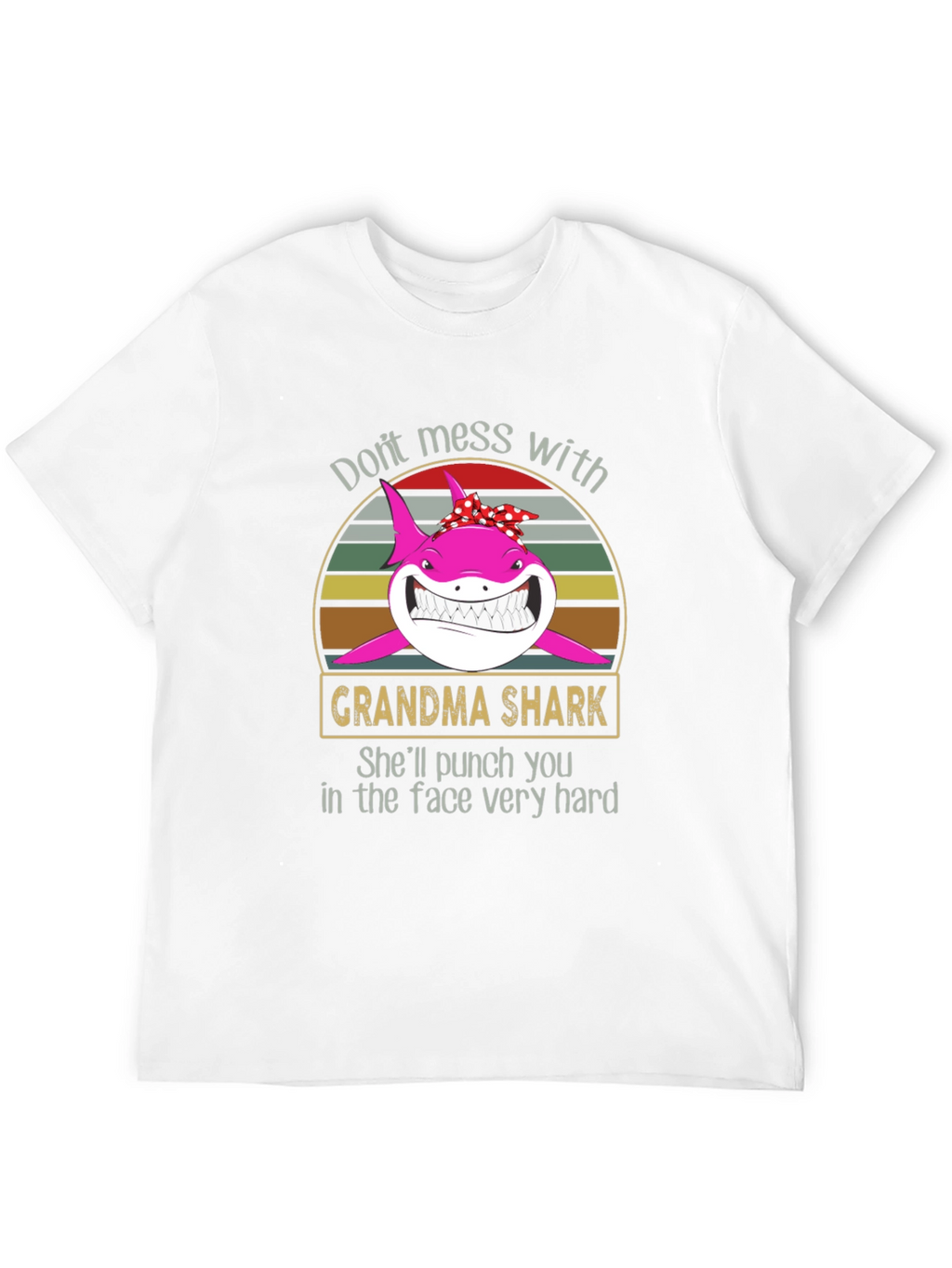 Grandma Shark Graphic T-Shirt