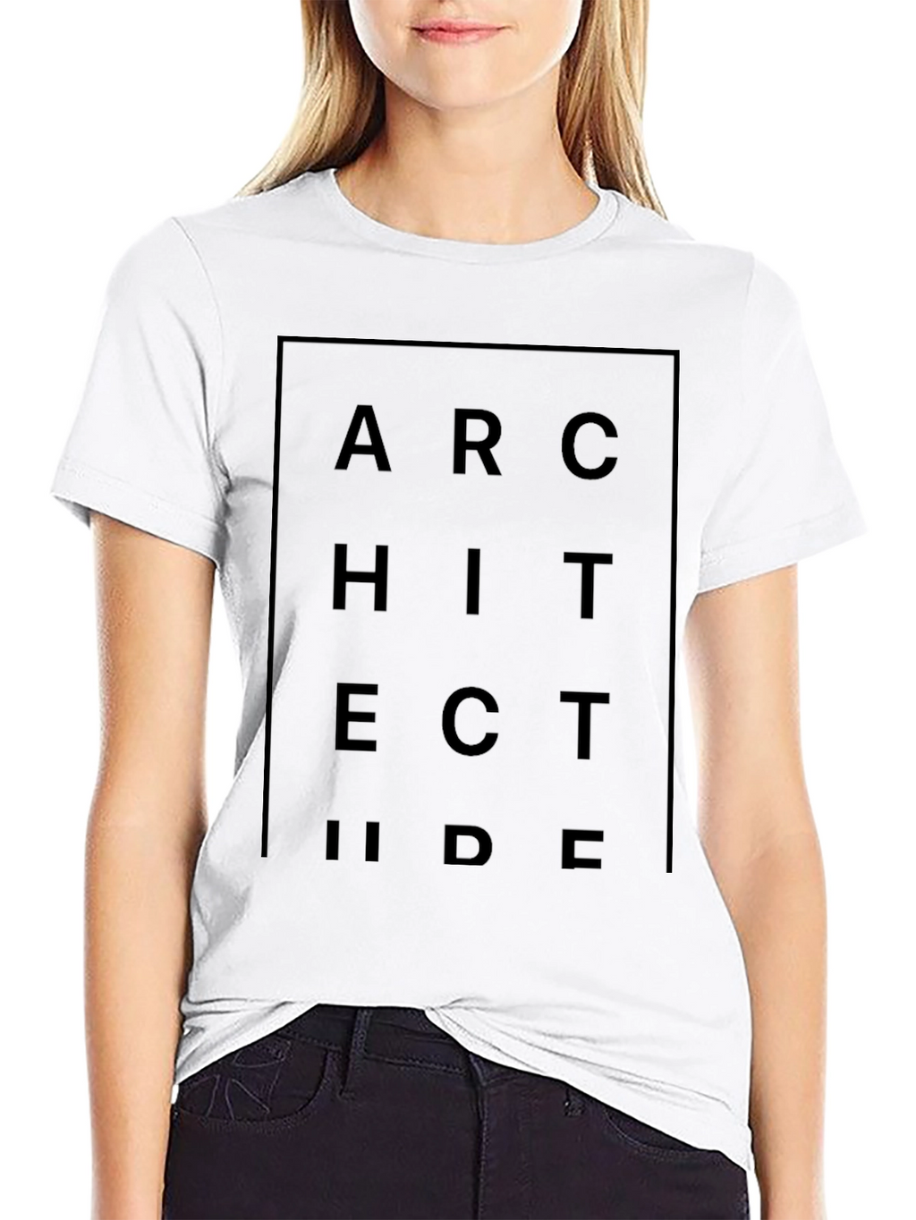 Architect Graphic Print Black T-Shirt