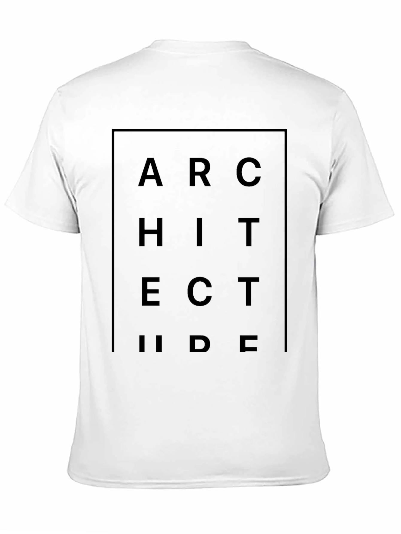 Architect Graphic Print Black T-Shirt