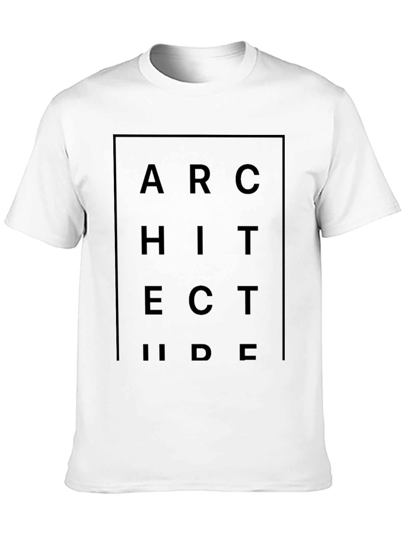 Architect Graphic Print Black T-Shirt