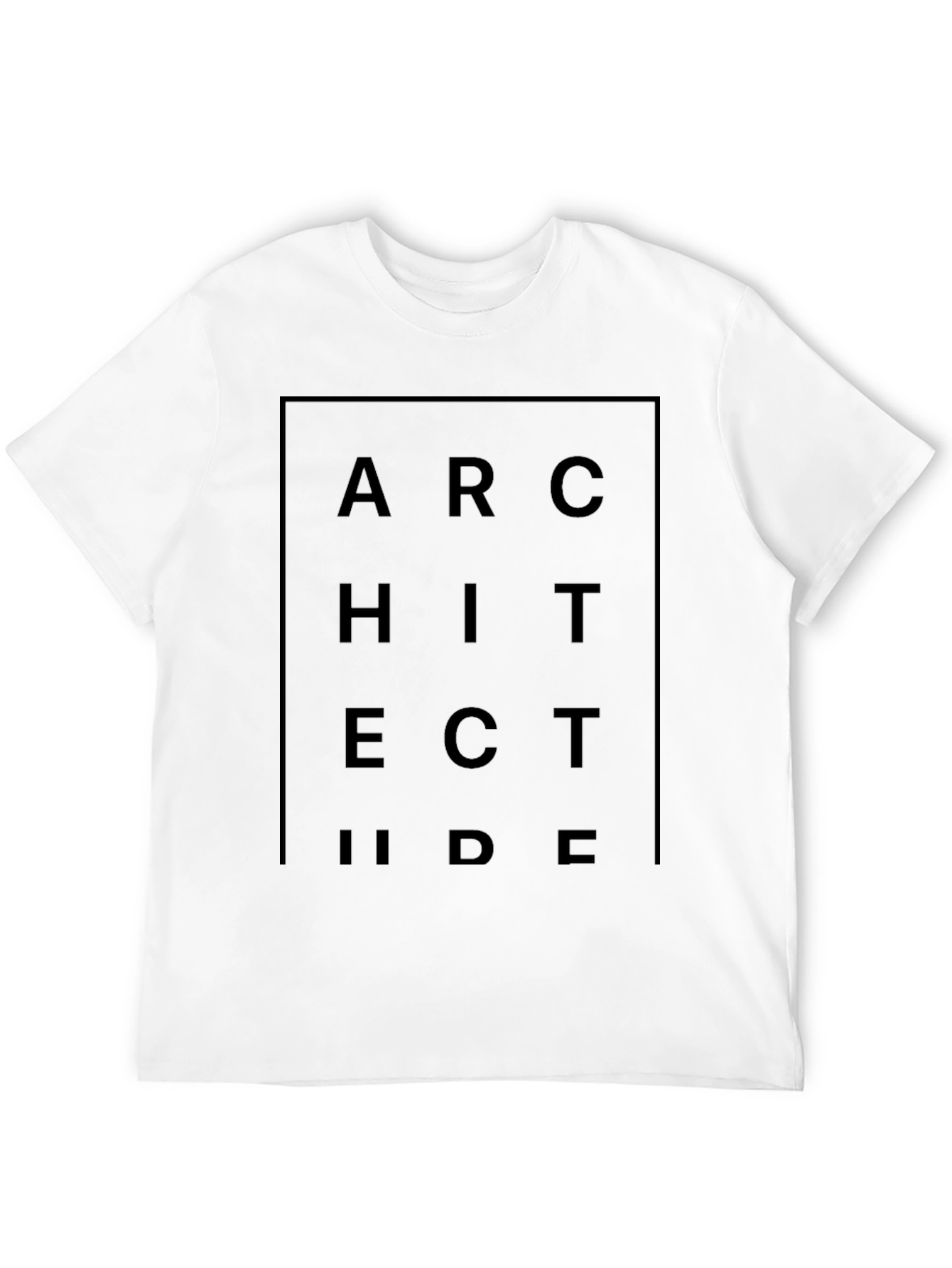 Architect Graphic Print Black T-Shirt