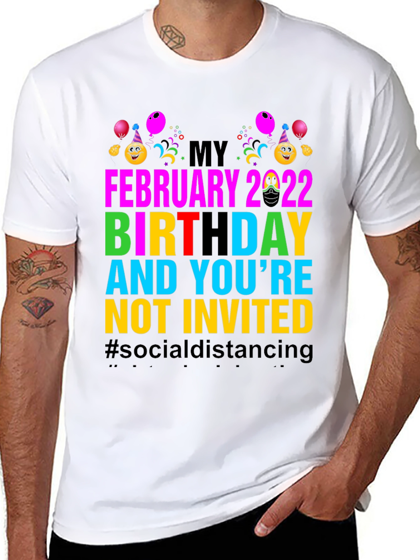 February 2022 Birthday Humor Tee