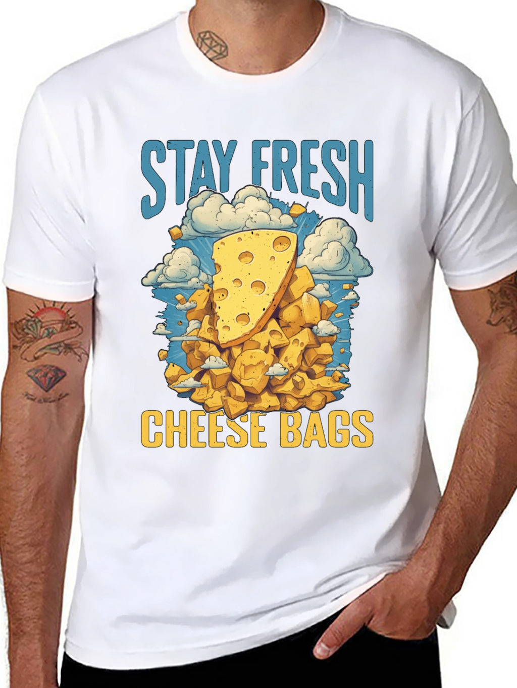 Stay Fresh Cheese Bags T-Shirt