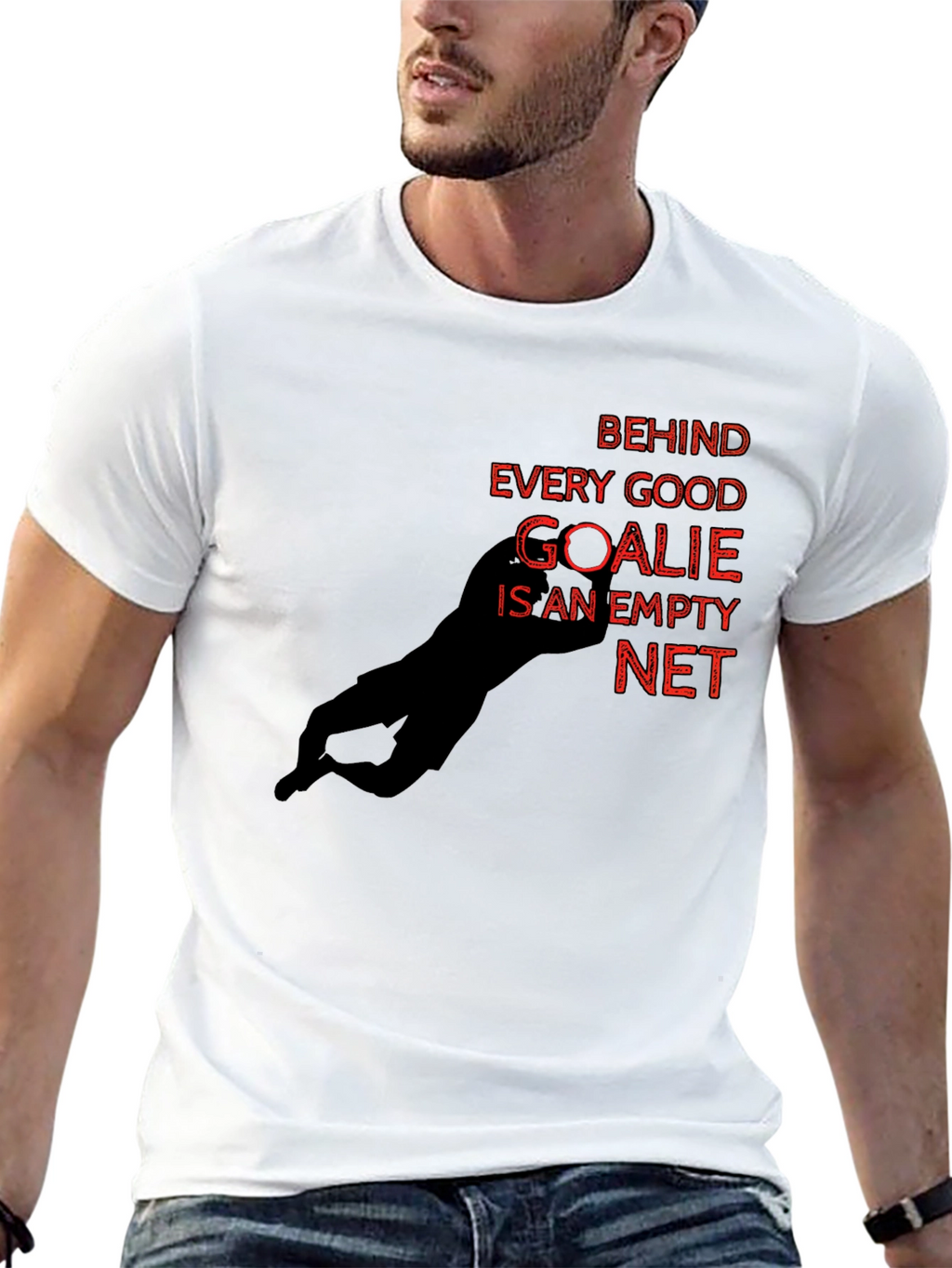 Funny Goalie T-Shirt: Empty Net Humor